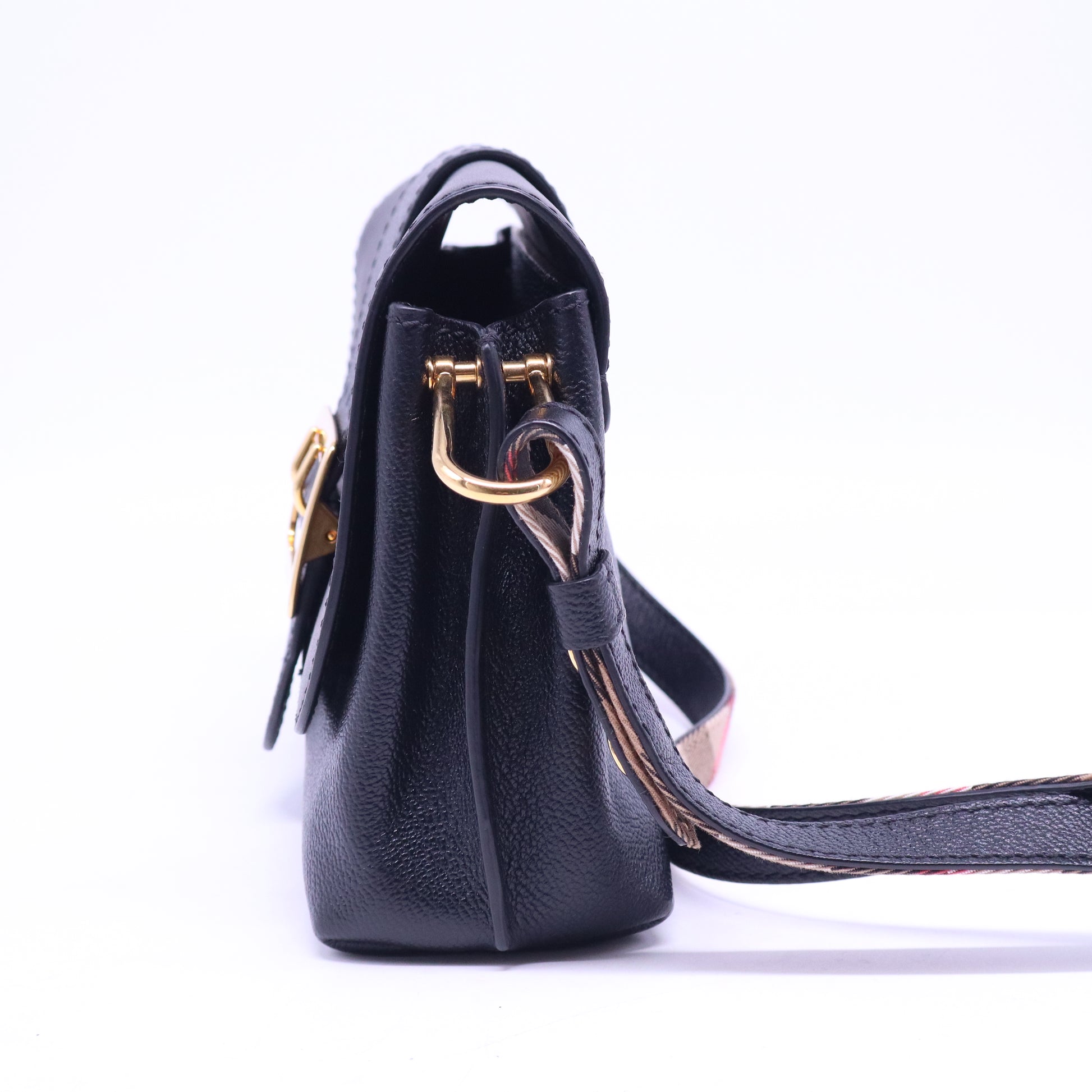 Leather Buckle Crossbody Bag B21008