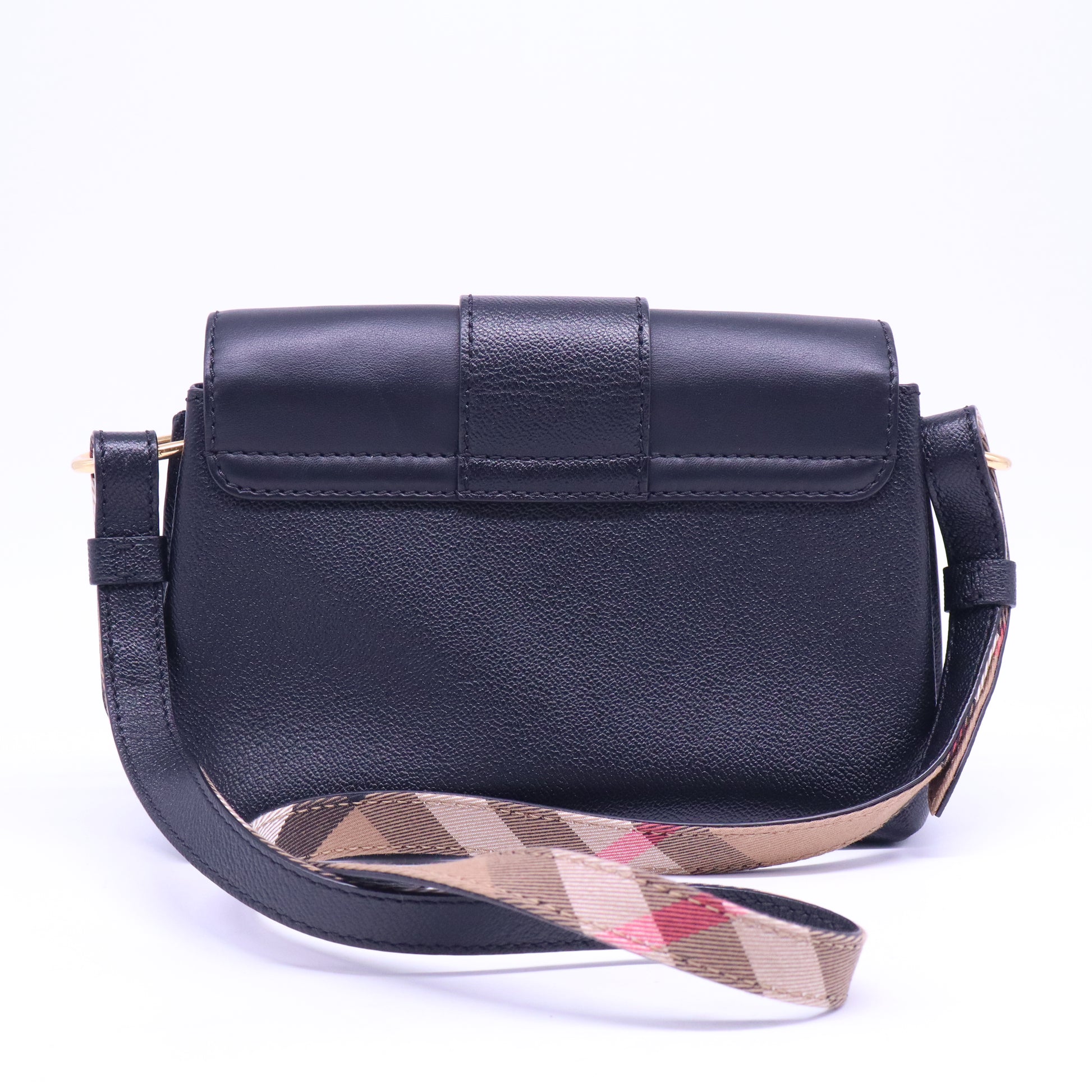 Leather Buckle Crossbody Bag B21008