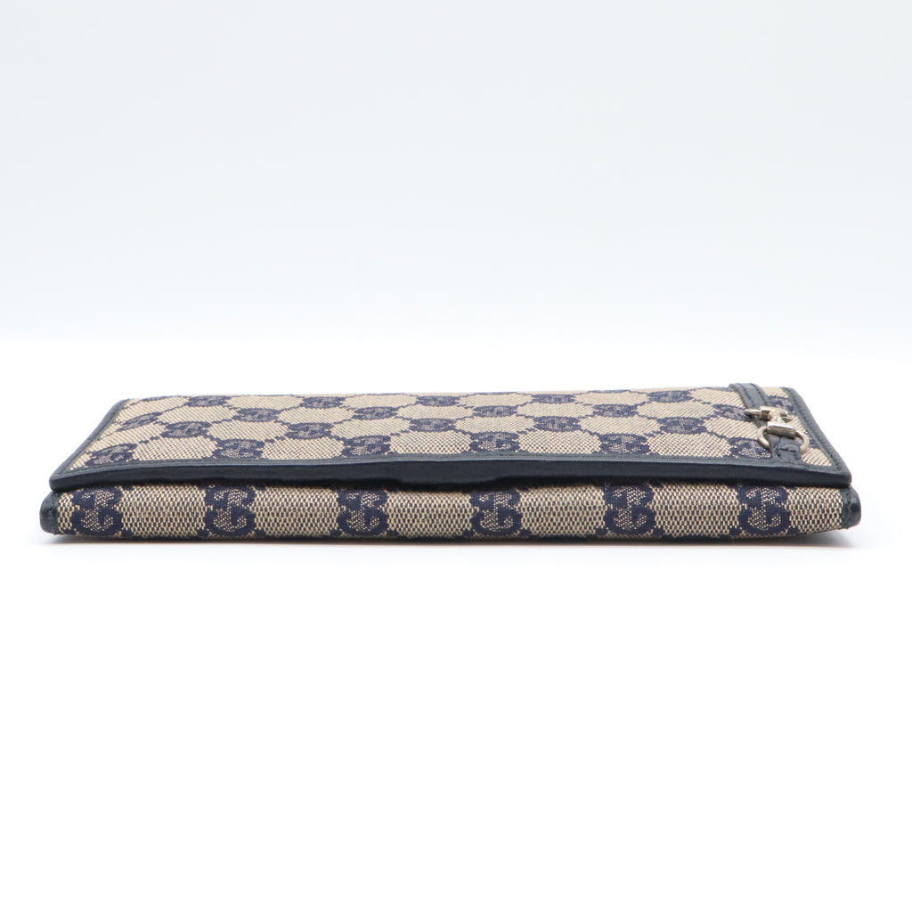Gucci GG Canvas Horsebit Continental Wallet W21602
