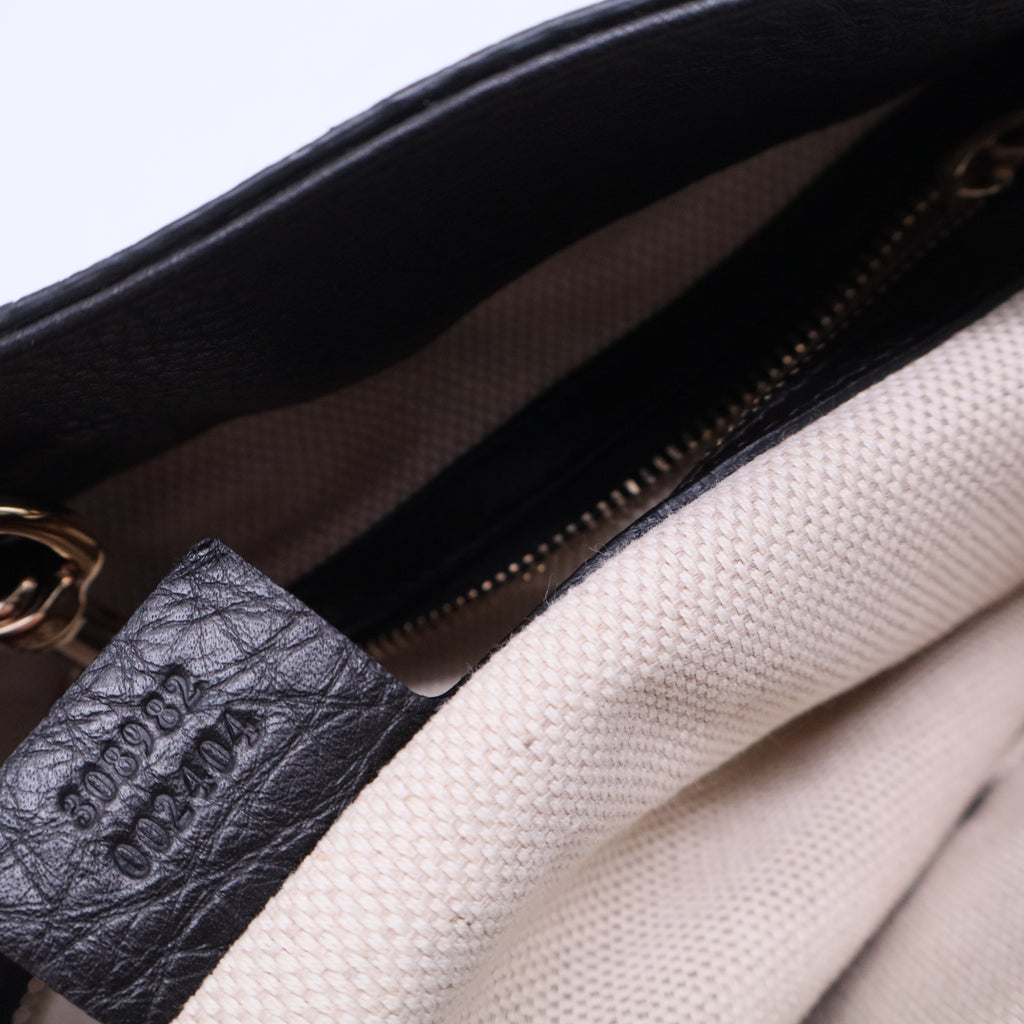 Gucci Soho Chain Strap Shoulder Bag Leather Medium twins b20209