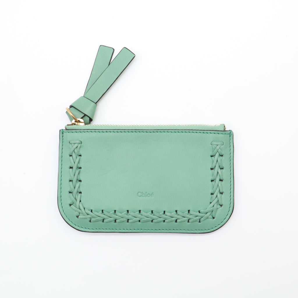 Chloe Mony Leather Zipped Coin Purse with Card Slots W21616