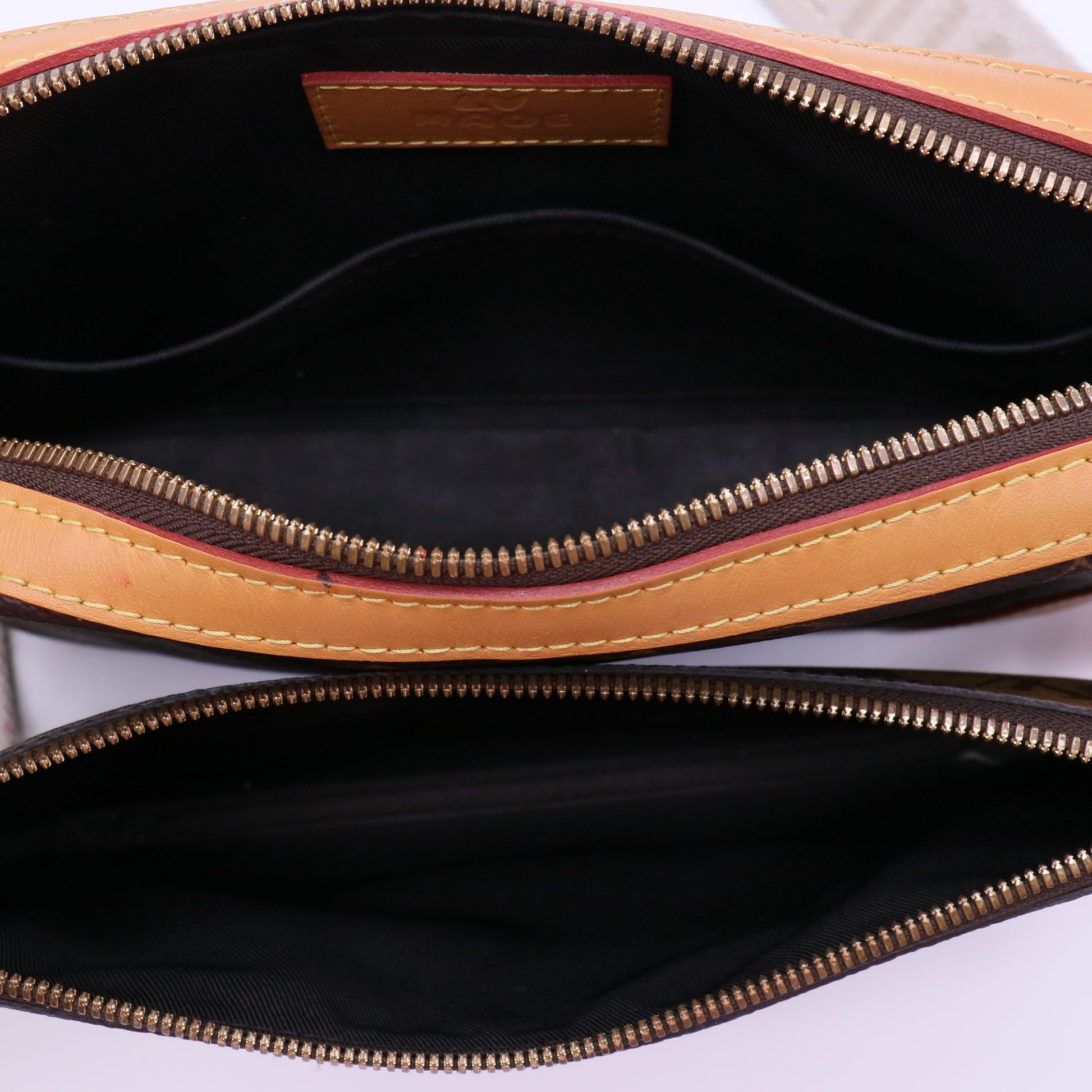 Louis Vuitton x Nigo Monogram Stripes Trio Messenger Twins LDJ4182Twins LDJ4182