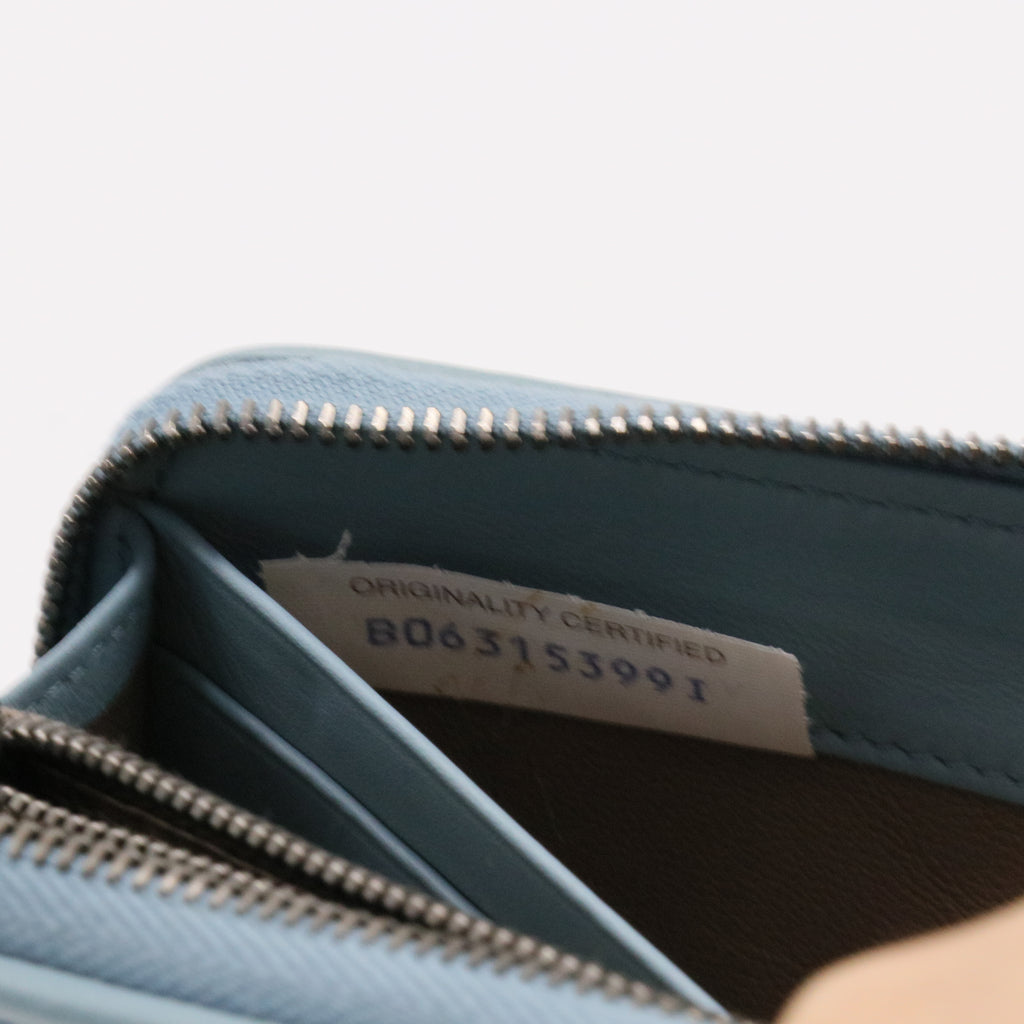 Nappa Intrecciato Zip Around Wallet