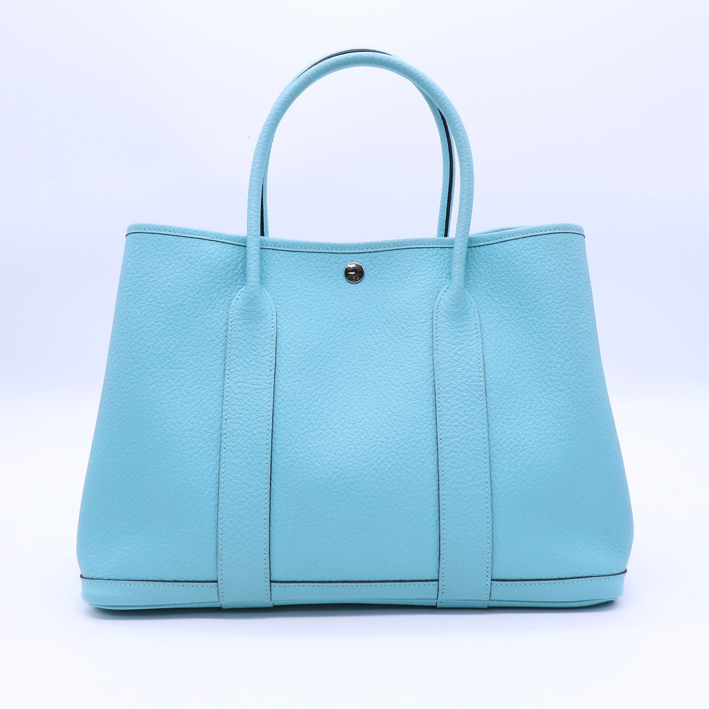 Blue Atoll Negonda Leather Palladium Plated Garden Party 36 Bag B21370