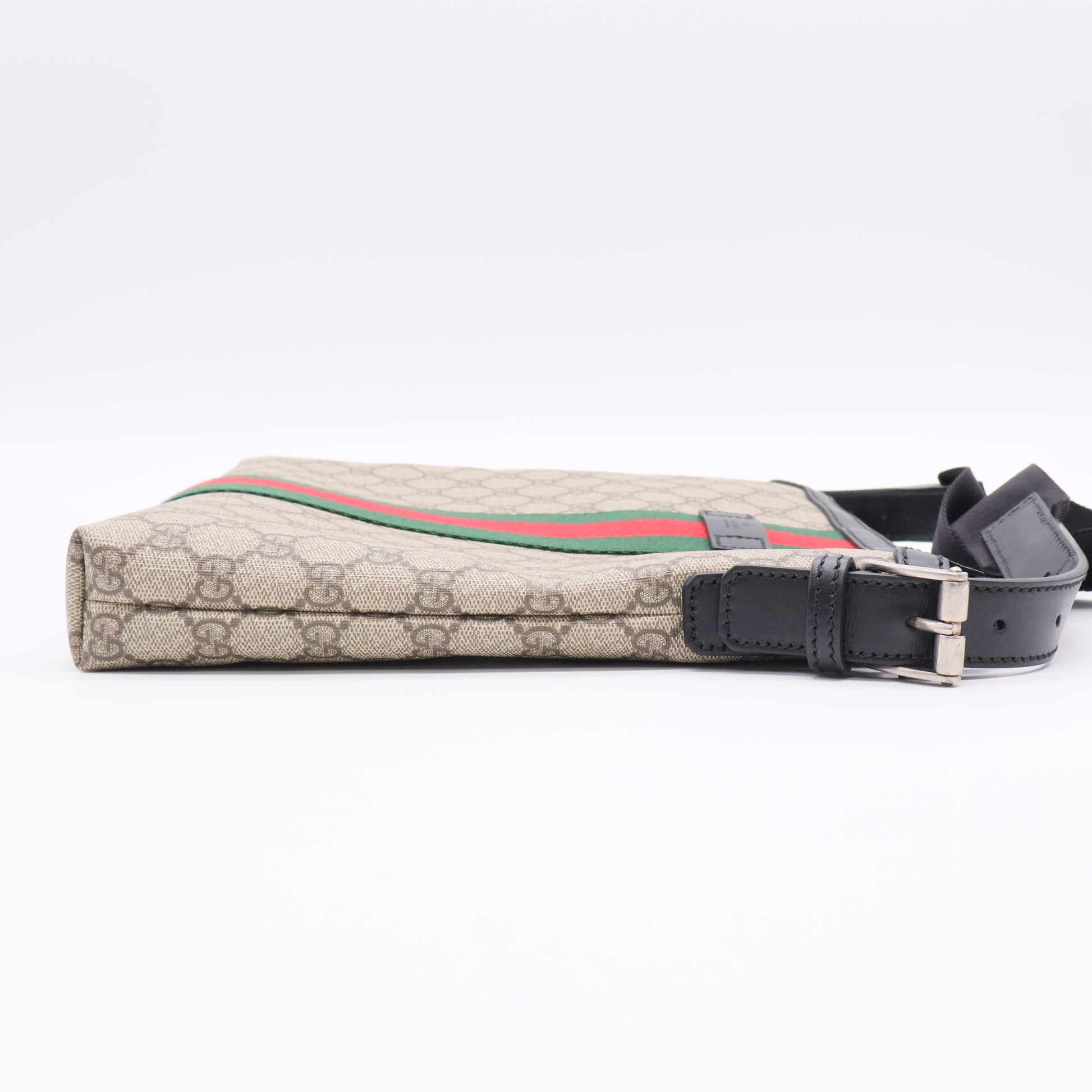 GG Supreme Monogram Web Messenger Bag  B20346