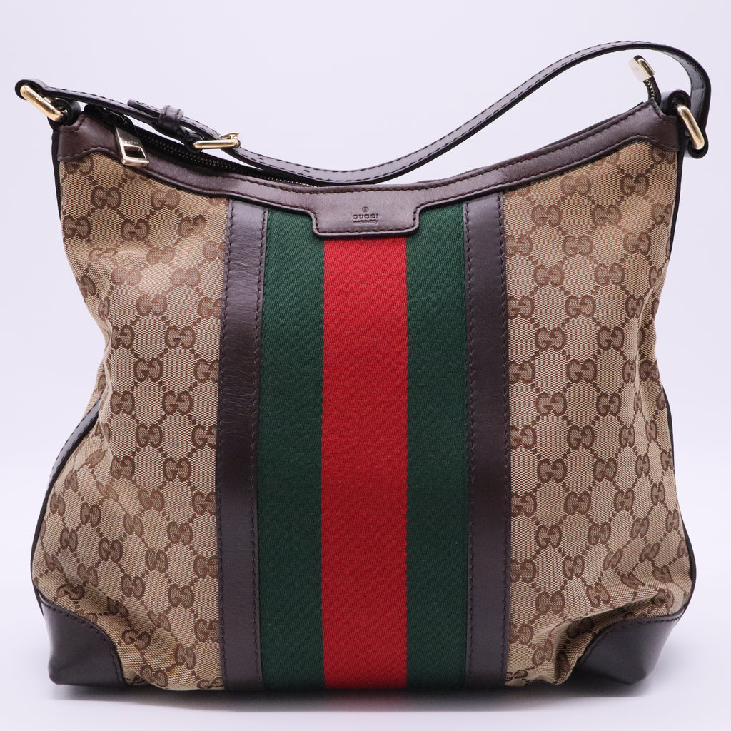 GG Canvas Web Shoulder Bag