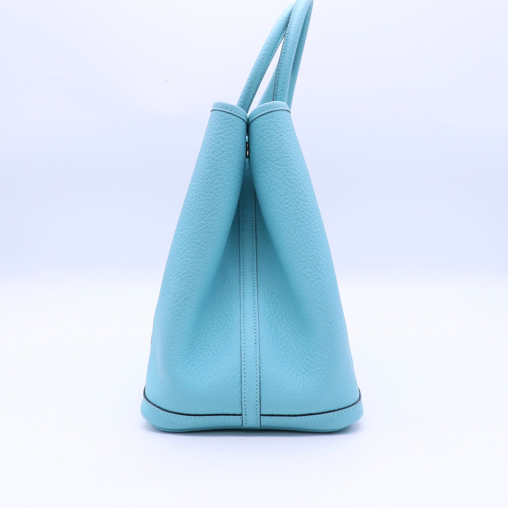 Blue Atoll Negonda Leather Palladium Plated Garden Party 36 Bag B21370