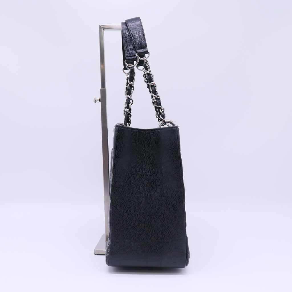 Caviar Quilted Grand Shopping Tote GST Black B22428