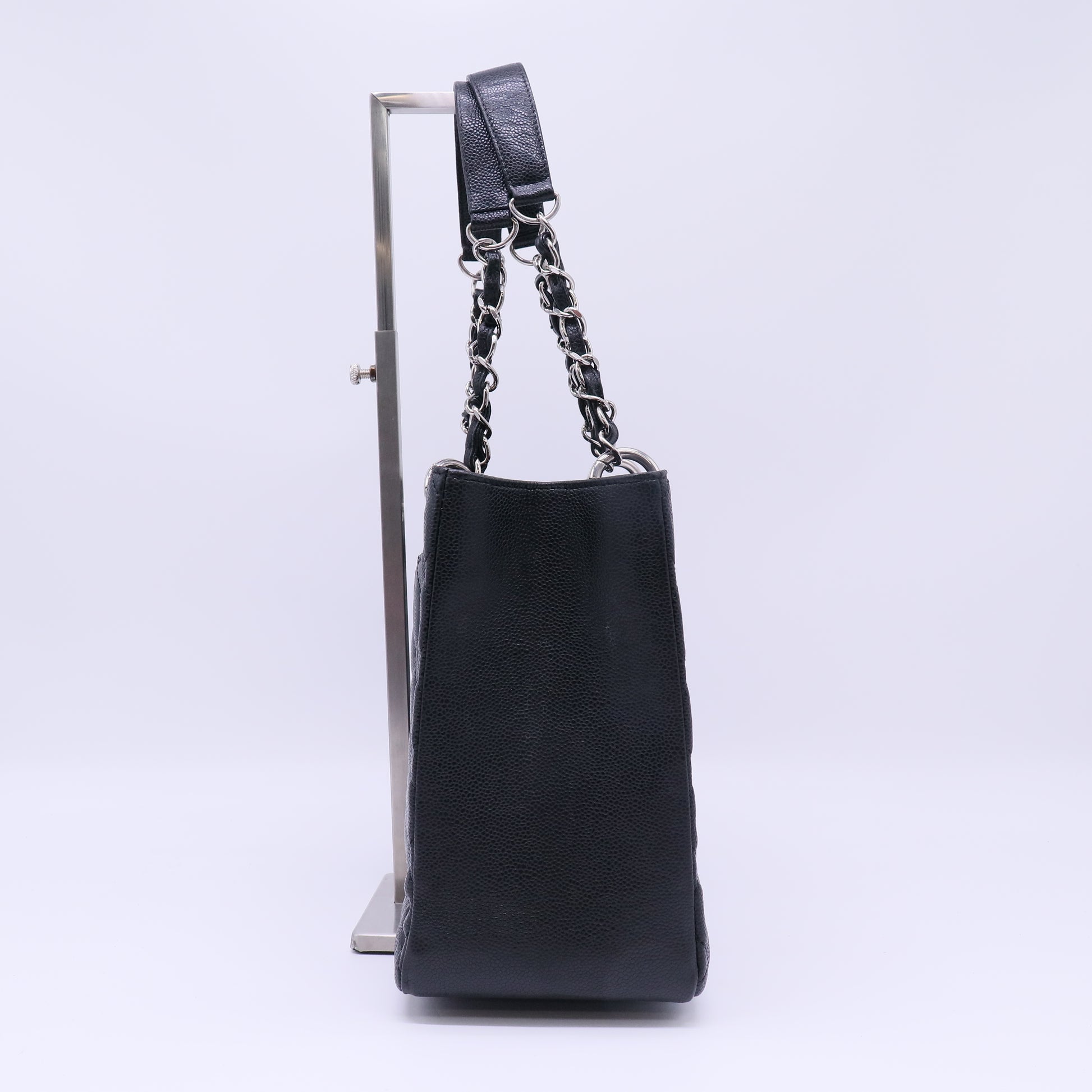 Caviar Quilted Grand Shopping Tote GST Black B22428