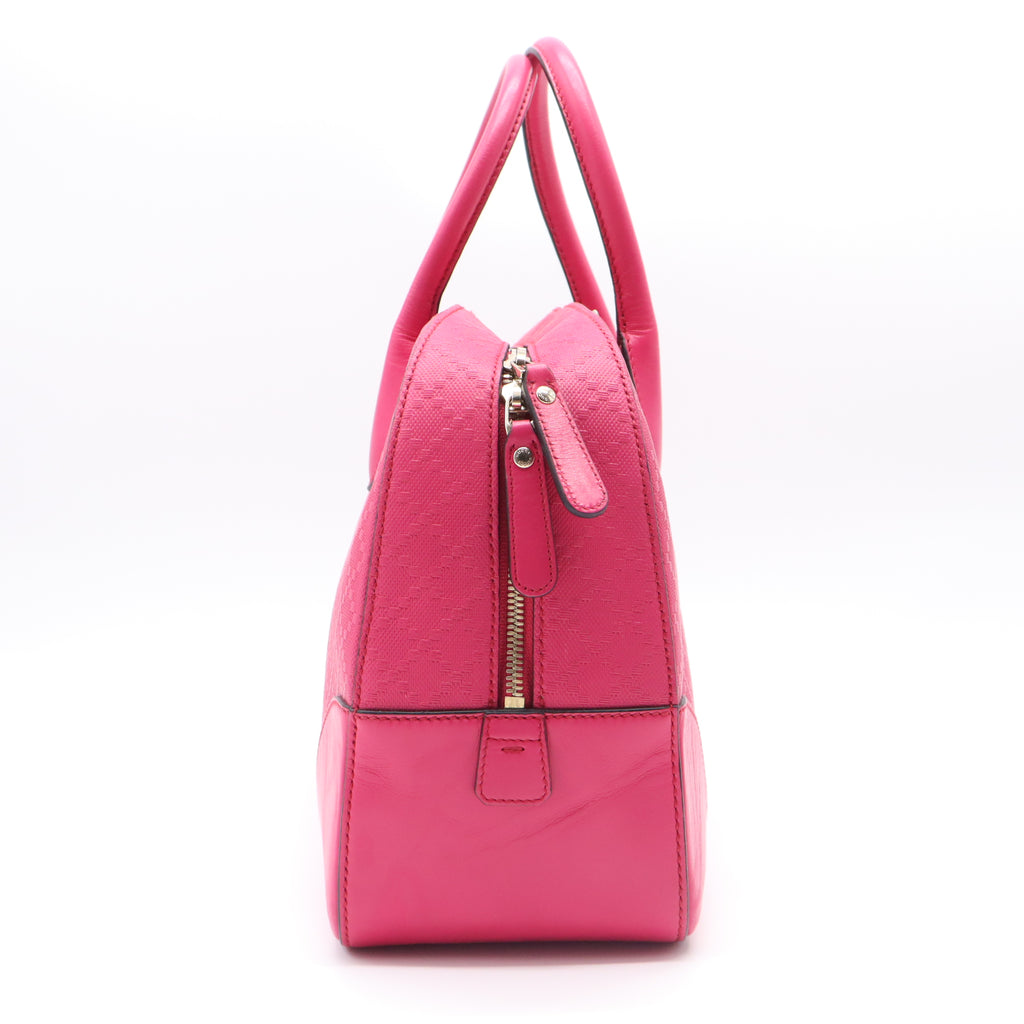 Gucci Bright Diamante Leather Boston Bag B21953