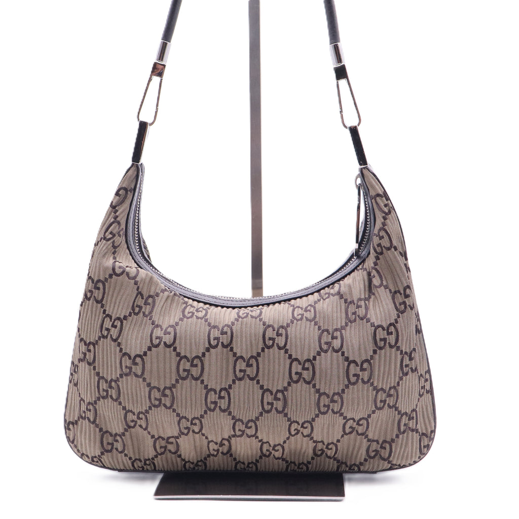 Elastic GG Monogram Hobo Bag