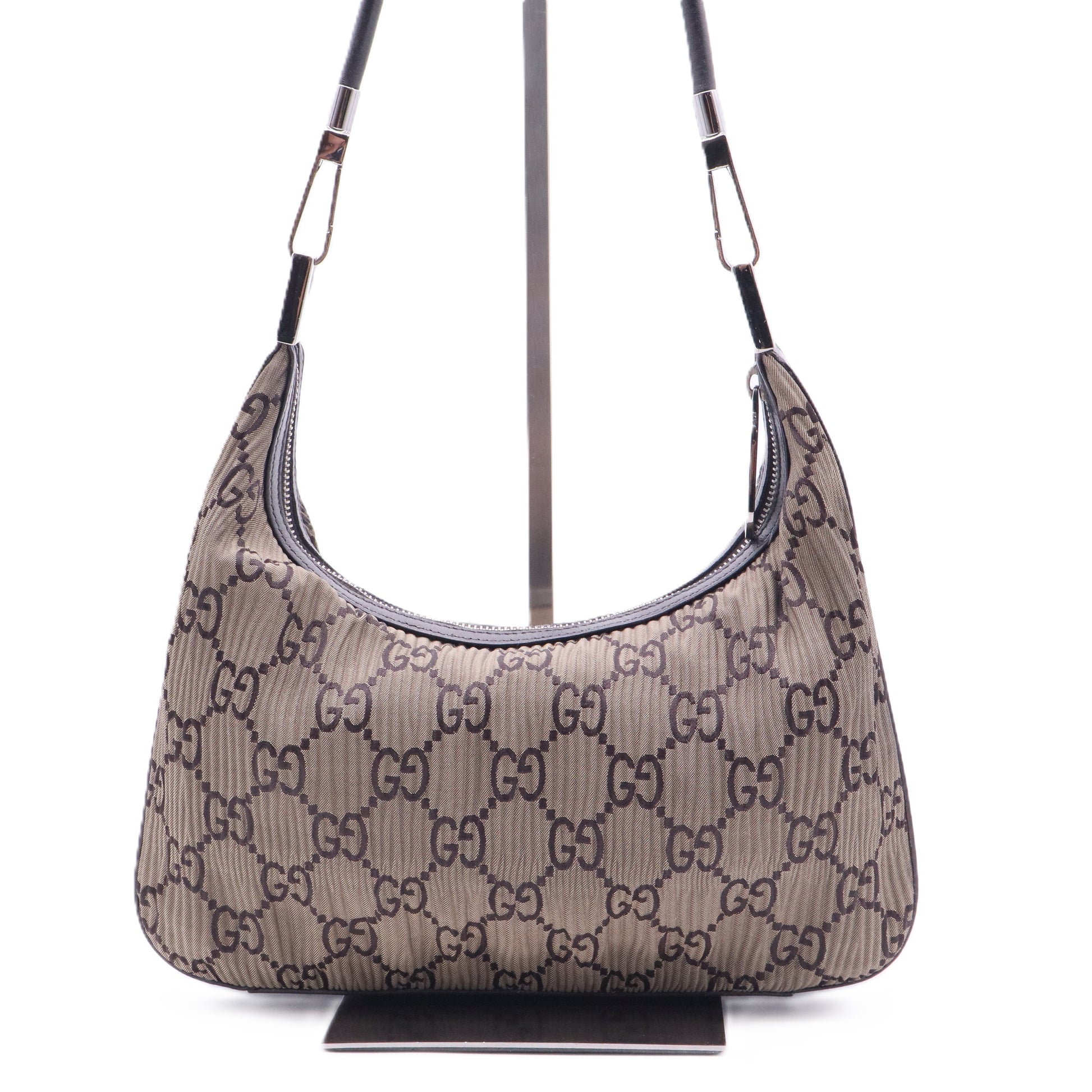 Elastic GG Monogram Hobo Bag