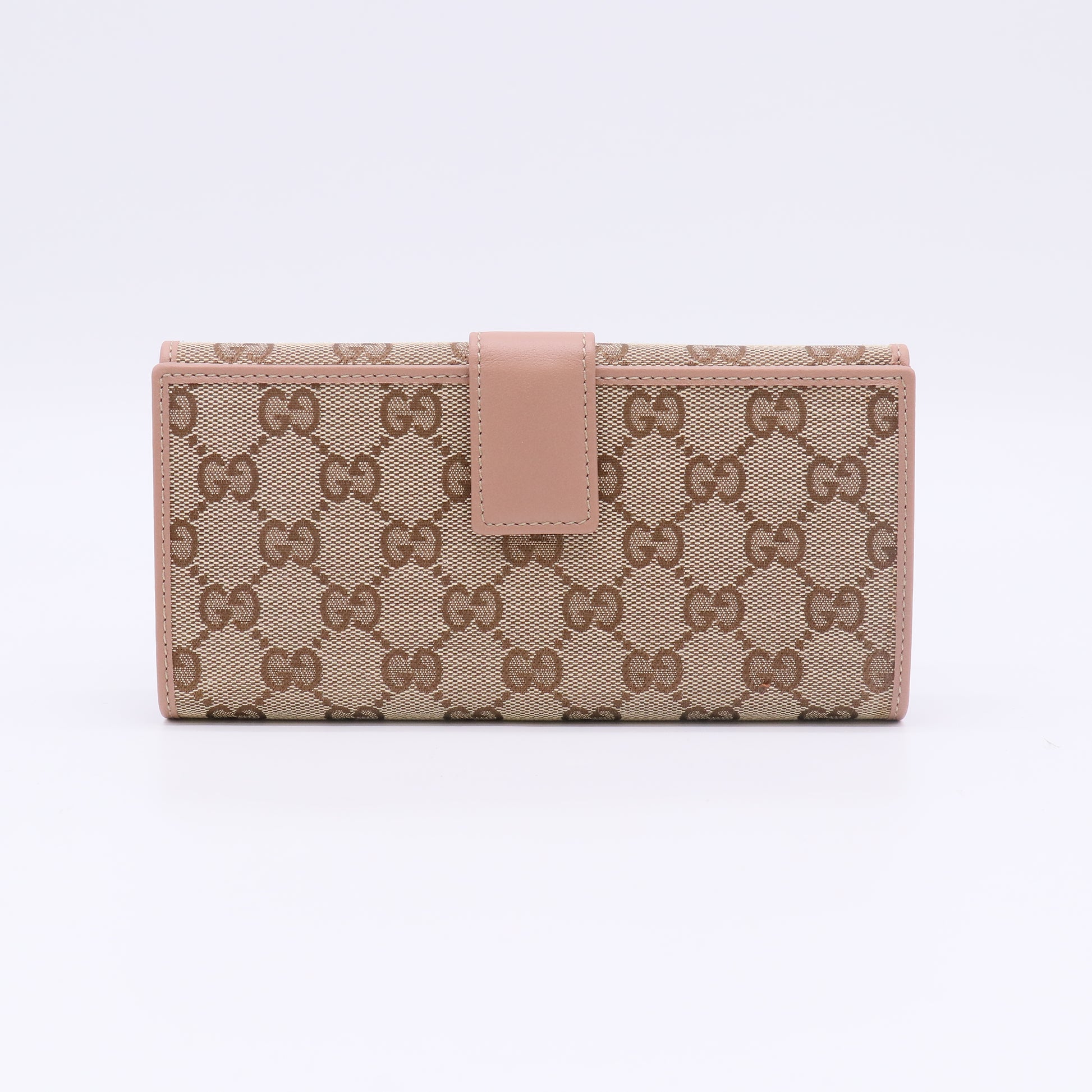 Gucci Ebony GG Canvas Mayfair Continental Wallet W22698
