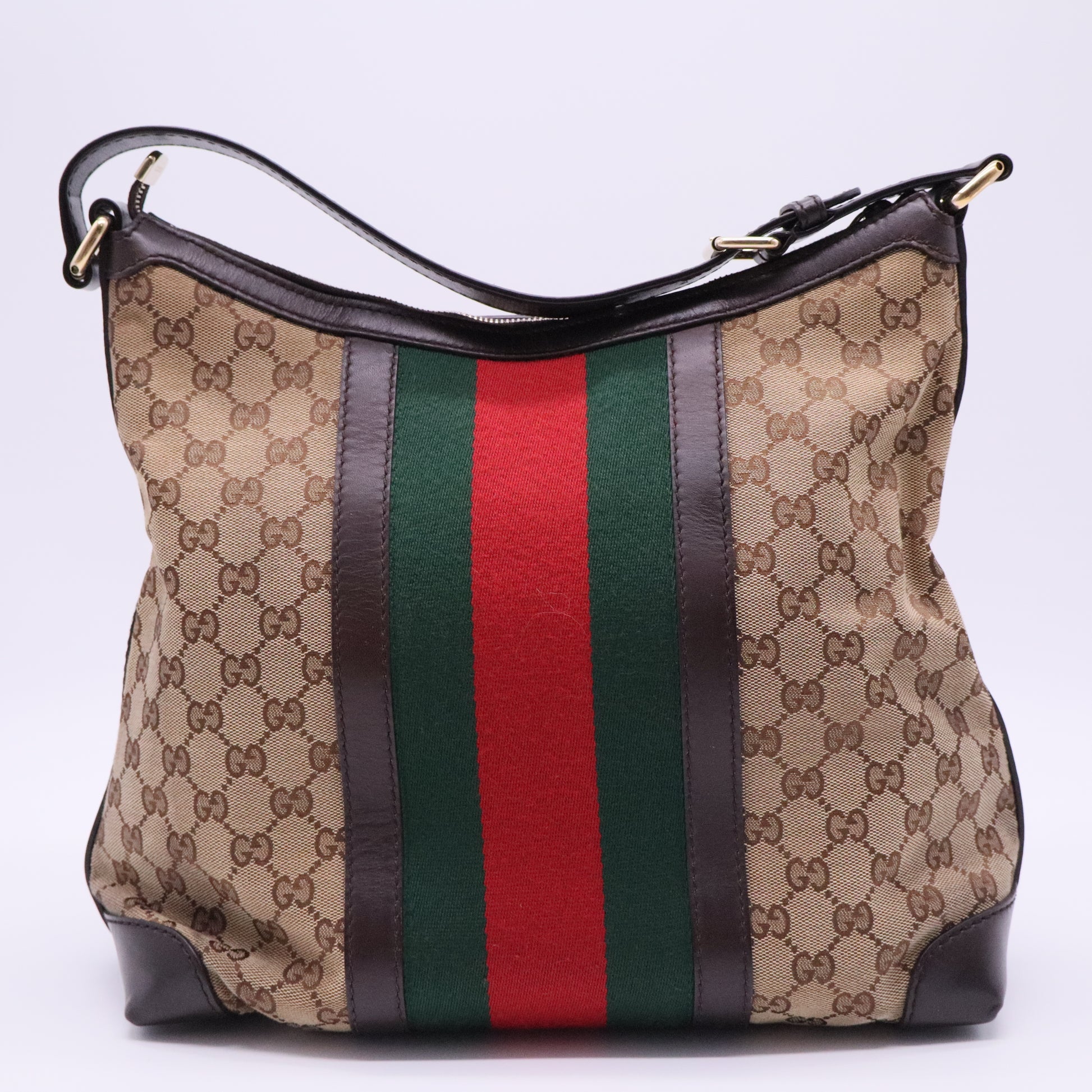GG Canvas Web Shoulder Bag