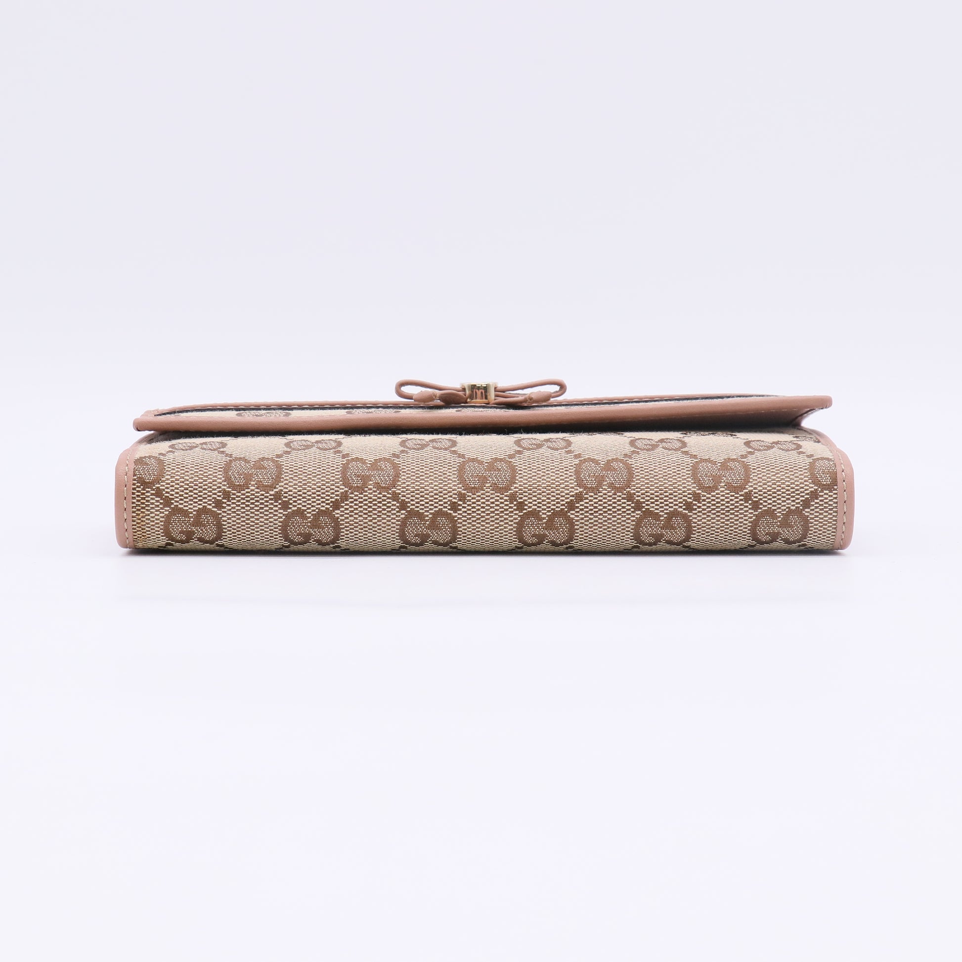 Gucci Ebony GG Canvas Mayfair Continental Wallet W22698