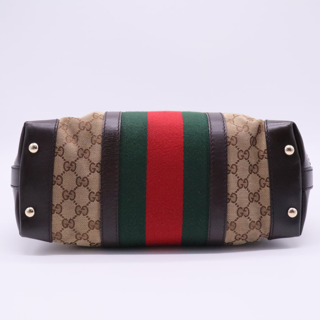 GG Canvas Web Shoulder Bag