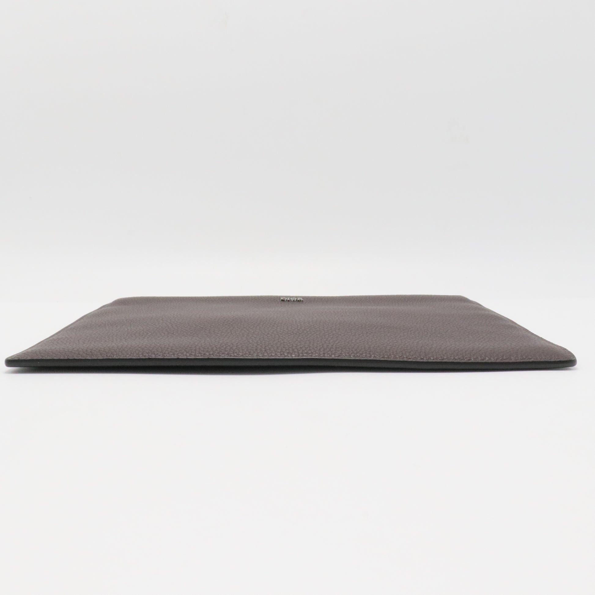 Brown Leather Pouch Bag