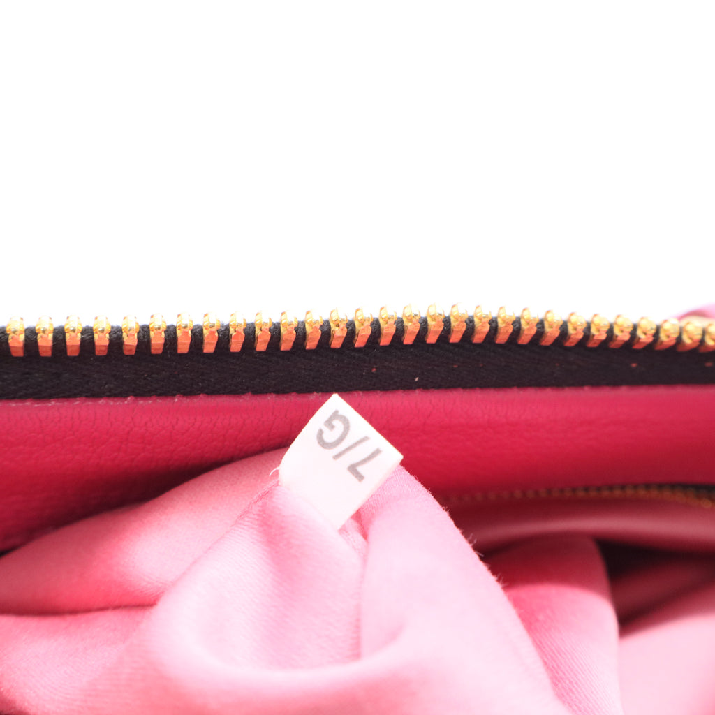 Goatskin Madras Bi-Color Bowling Bag Twins B20414