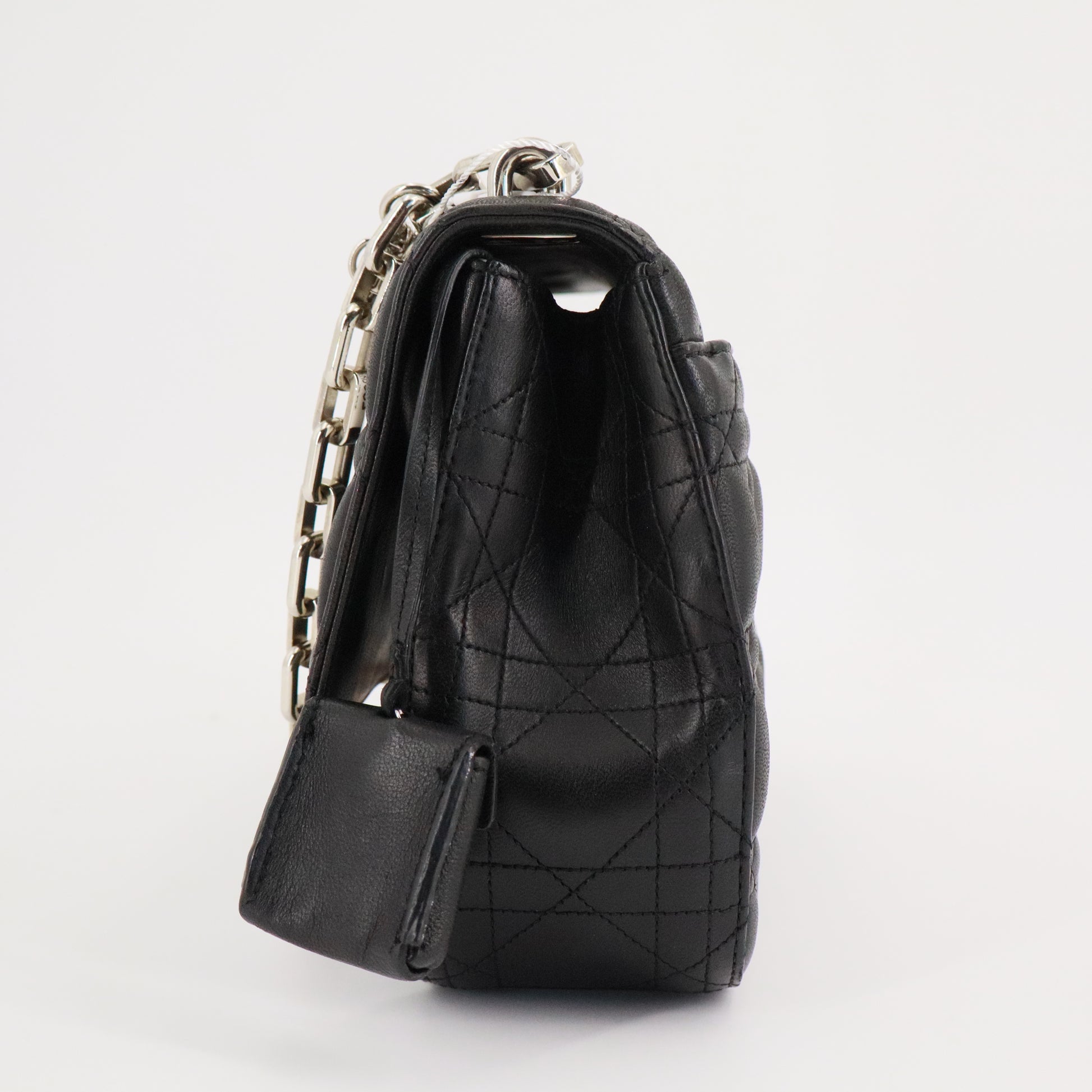 Miss Dior Flap Bag Cannage Quilt Lambskin Medium twins
