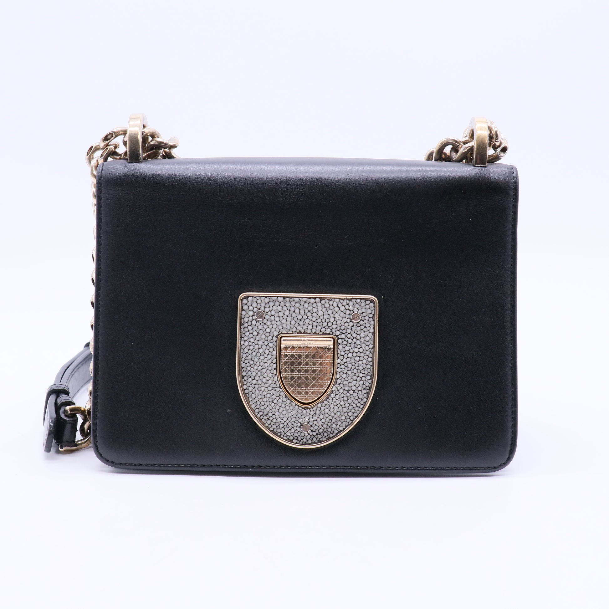 Diorama Club Flap Bag Leather Small