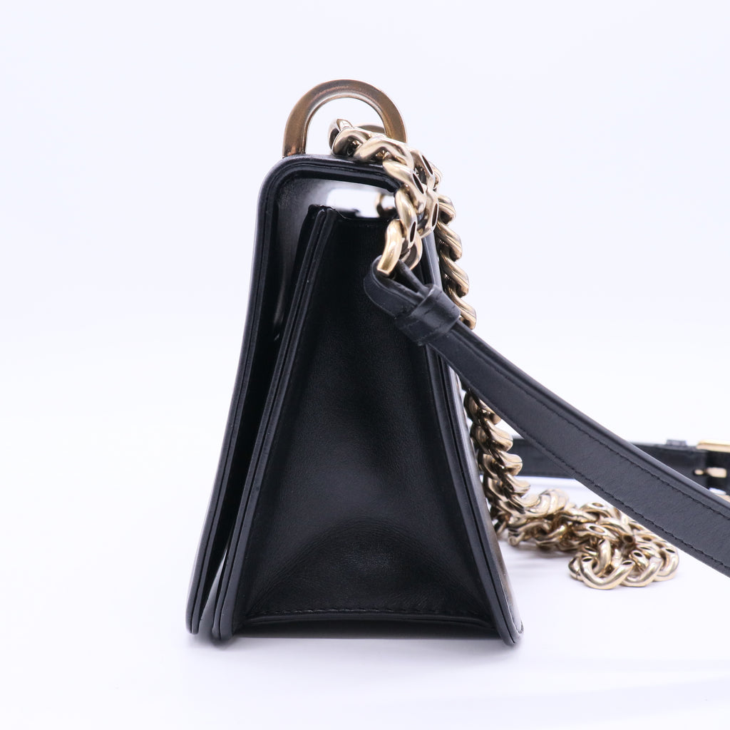 Diorama Club Flap Bag Leather Small