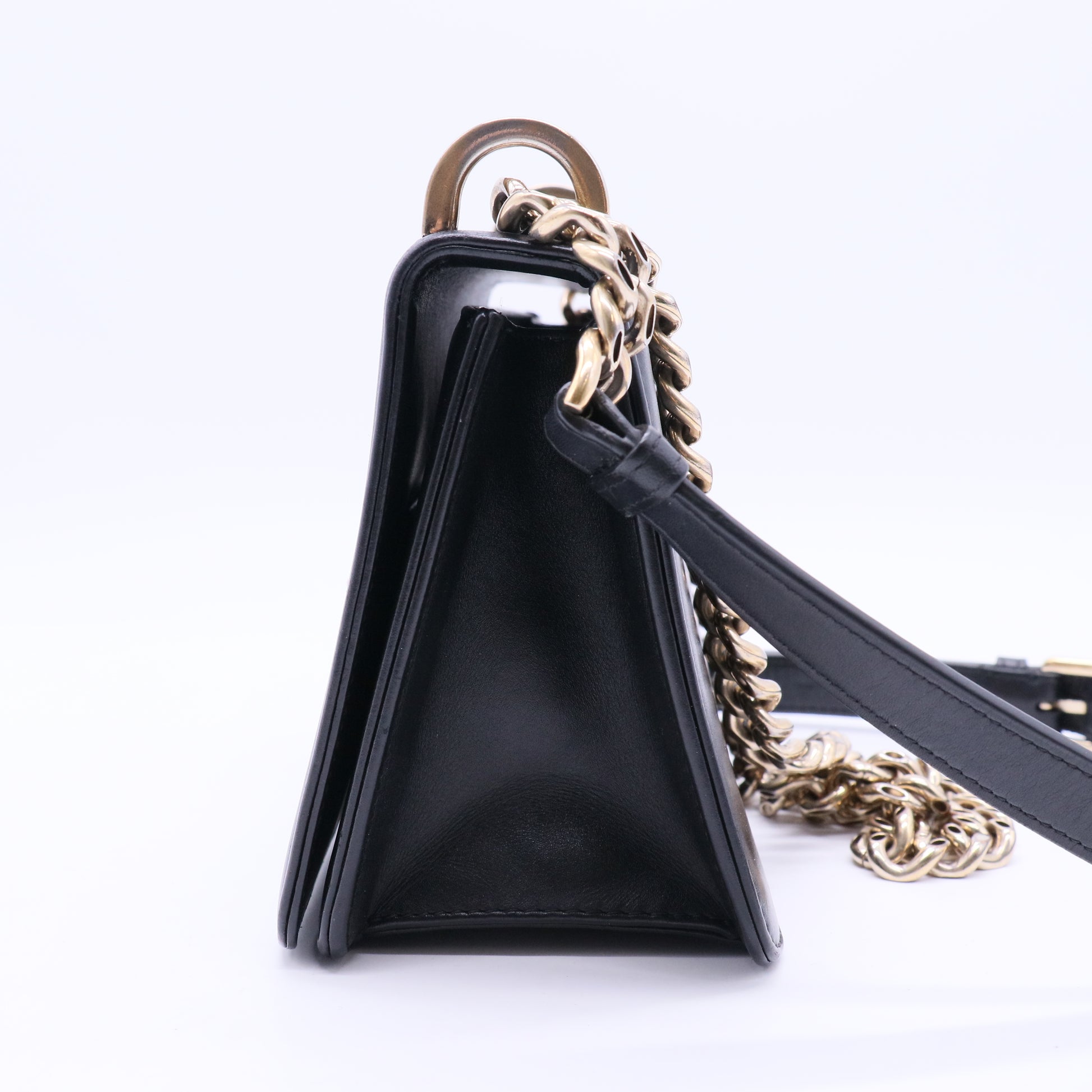 Diorama Club Flap Bag Leather Small