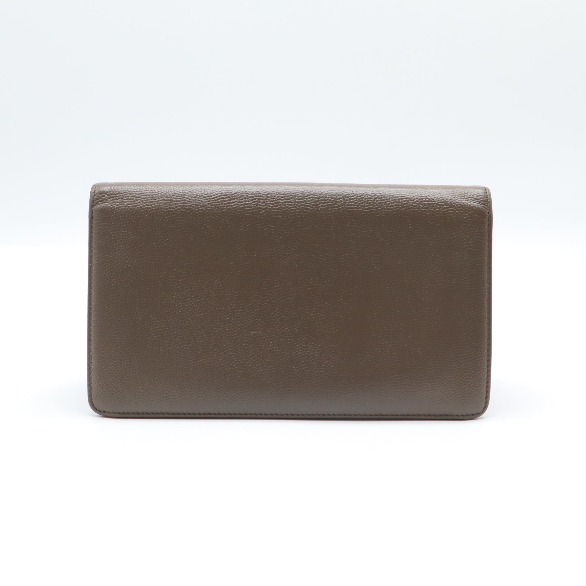 CHANEL Caviar Leather Wallet W21486