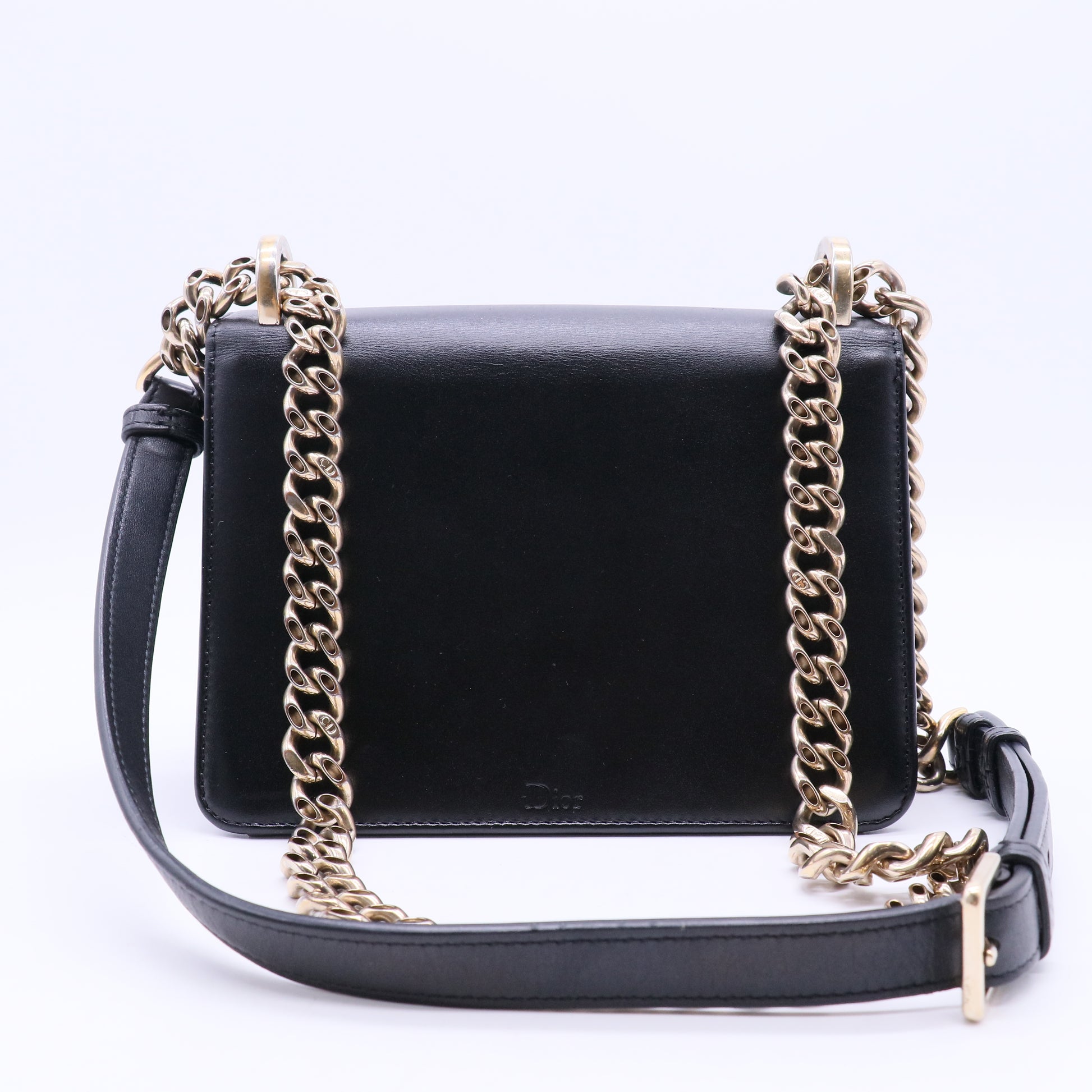Diorama Club Flap Bag Leather Small