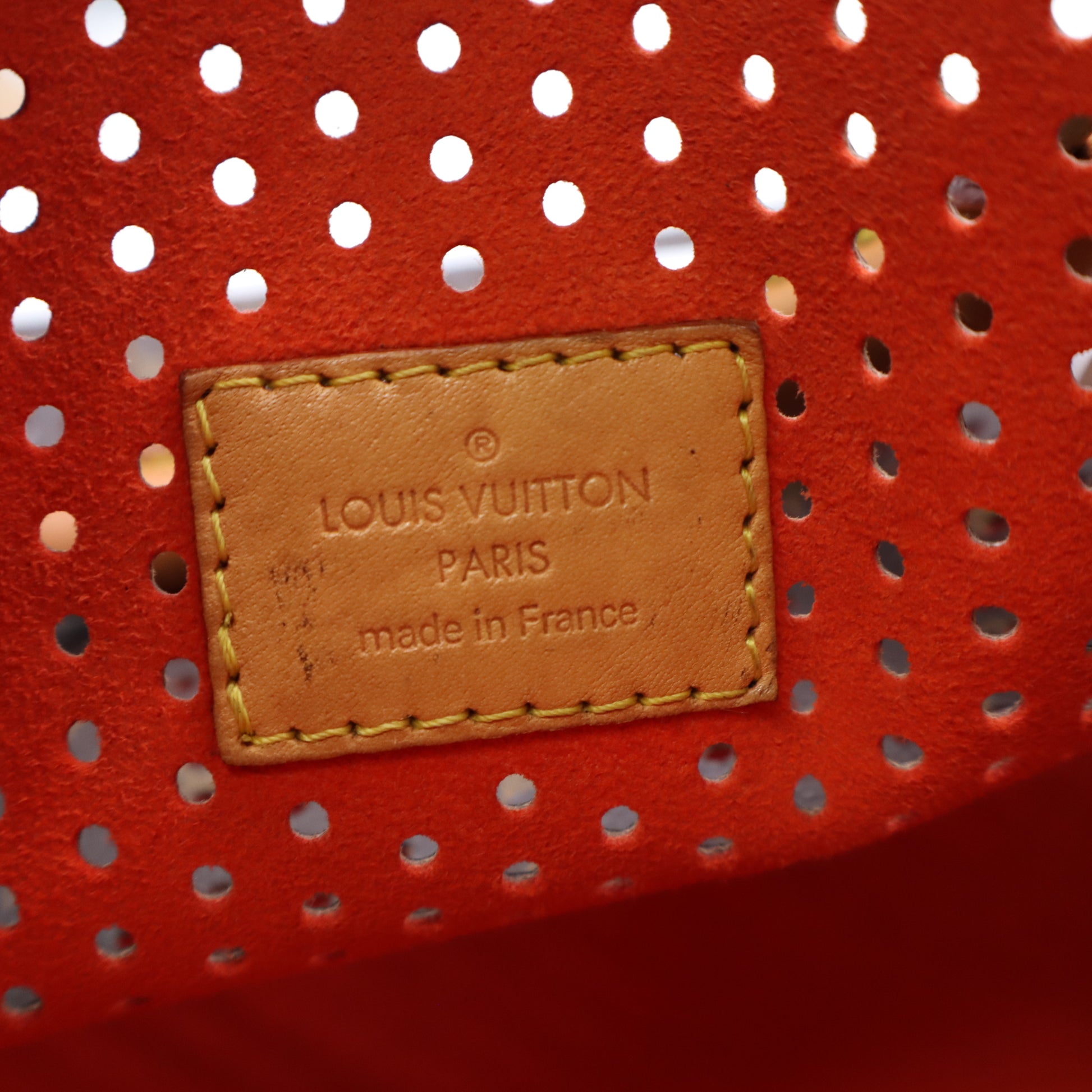 Monogram Perforated Speedy 30 Orange B23961
