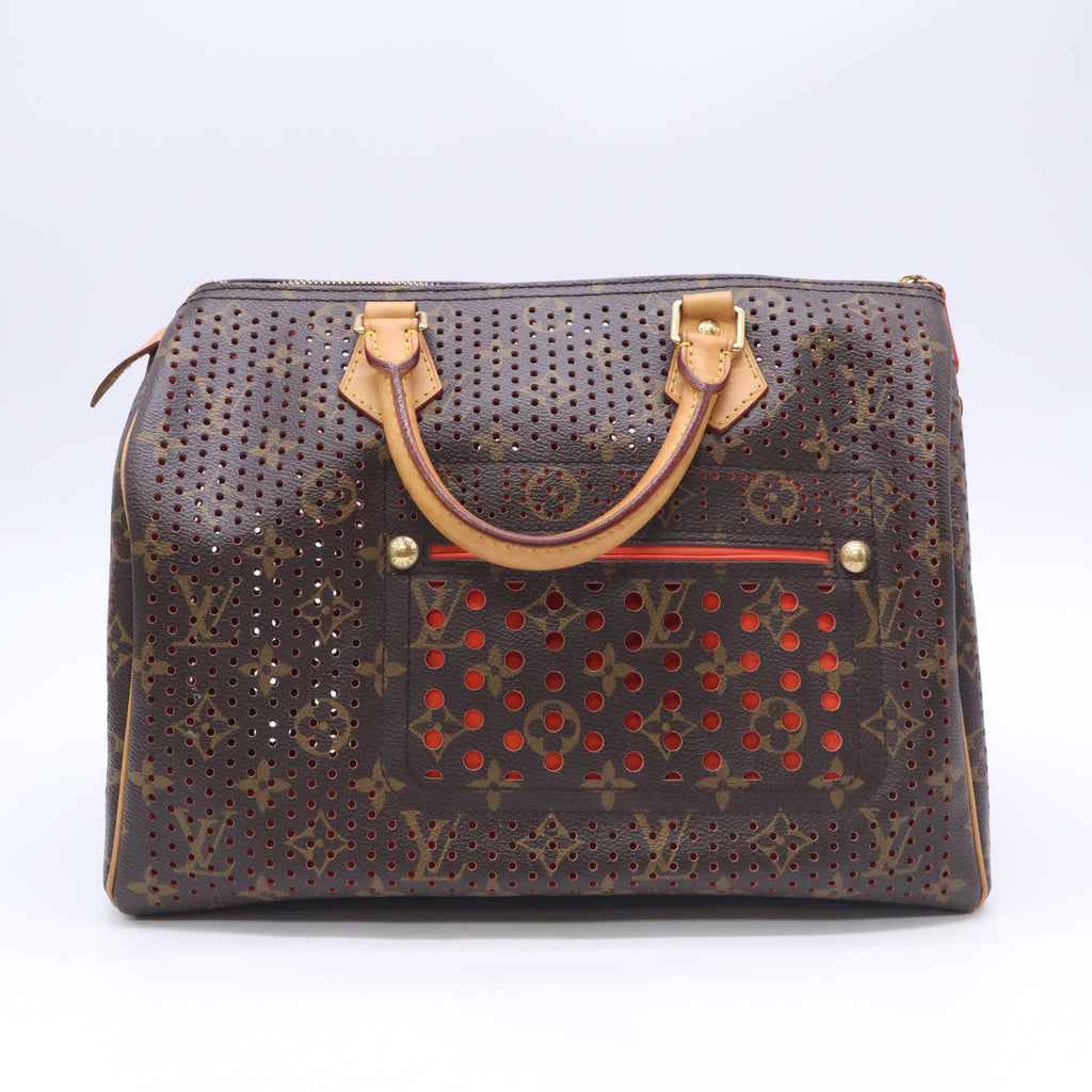Monogram Perforated Speedy 30 Orange B23961