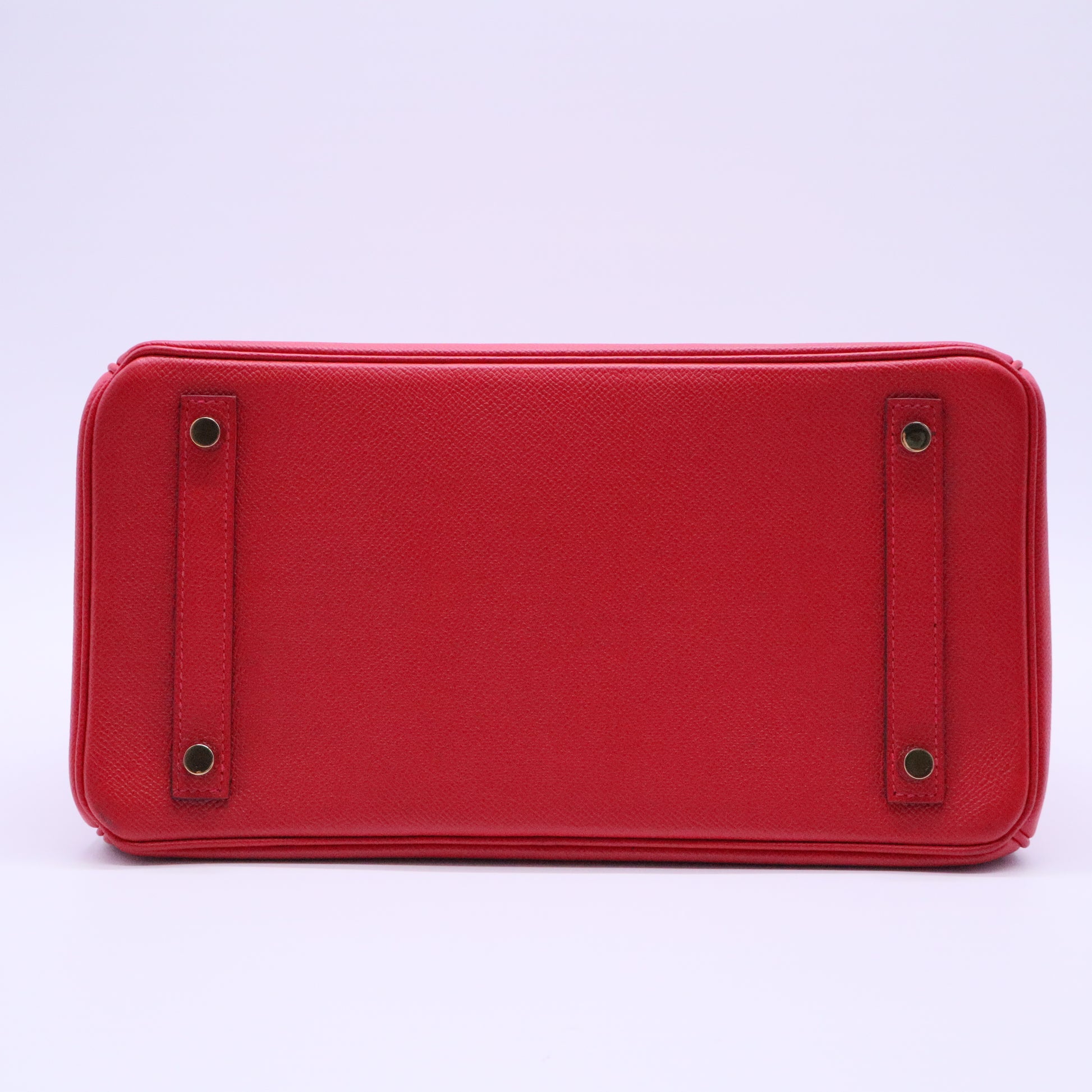 Birkin Handbag Rouge Casaque Epsom with Gold Hardware 30