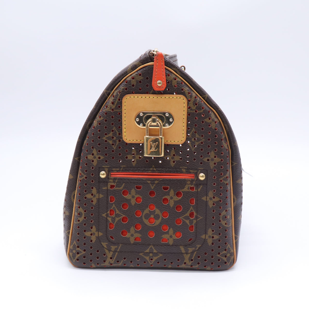Monogram Perforated Speedy 30 Orange B23961