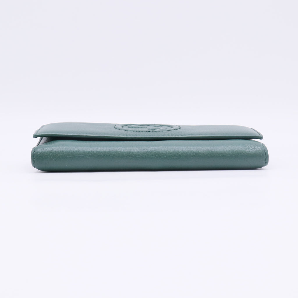 Gucci Soho Flap Continental Wallet W22690