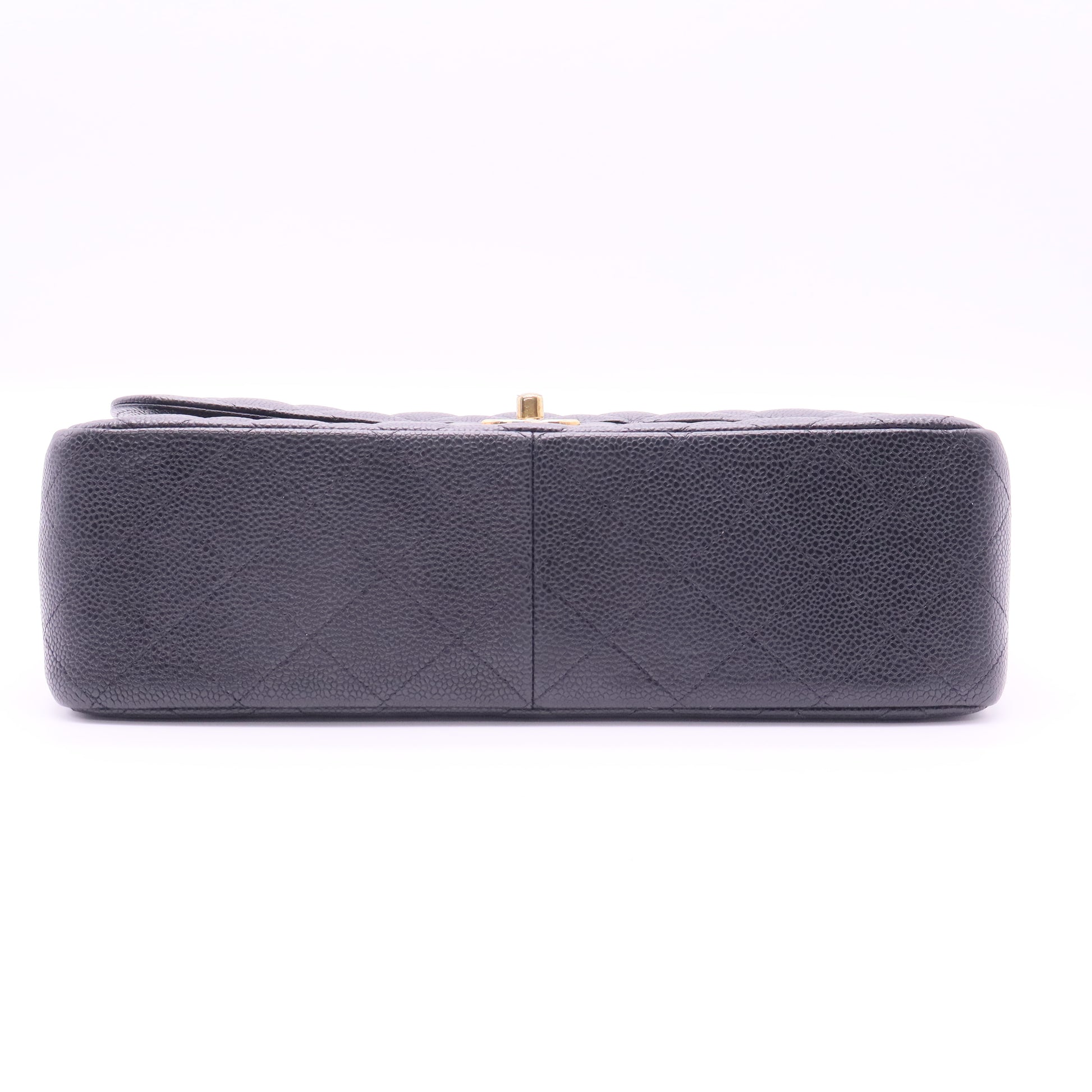 Classic Double Flap Bag Quilted Caviar Jumbo twins