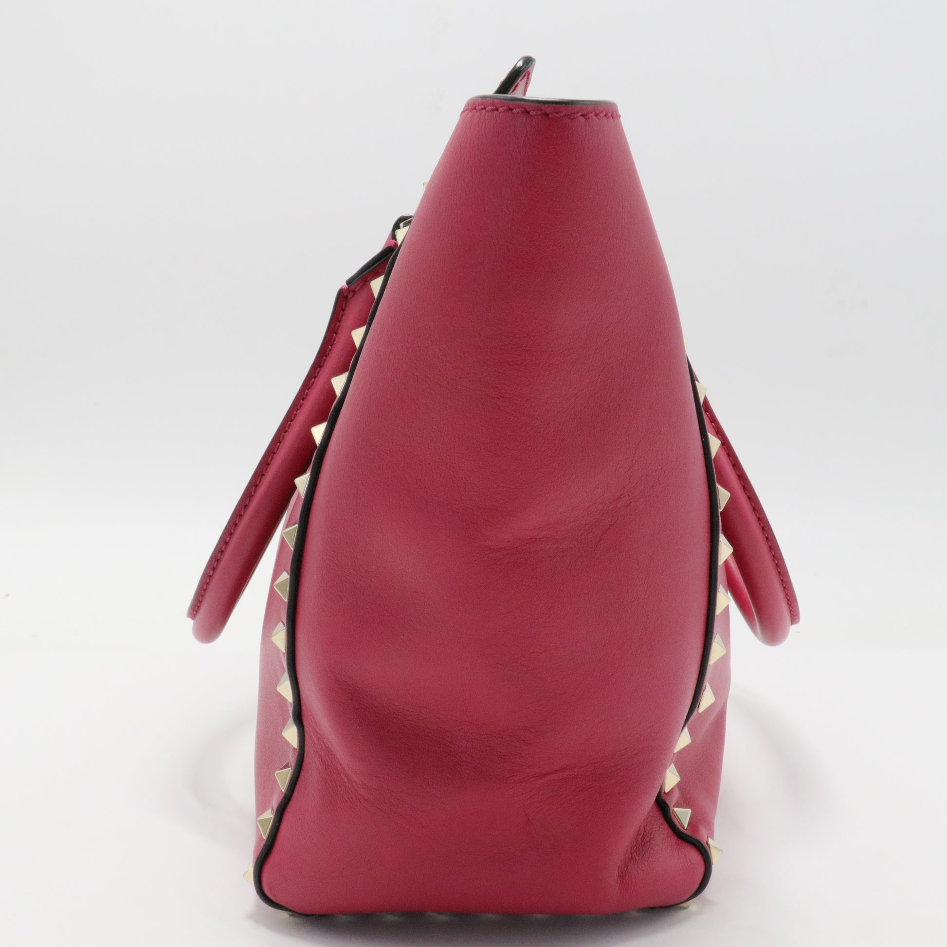 Rockstud Tote Rigid Leather Small