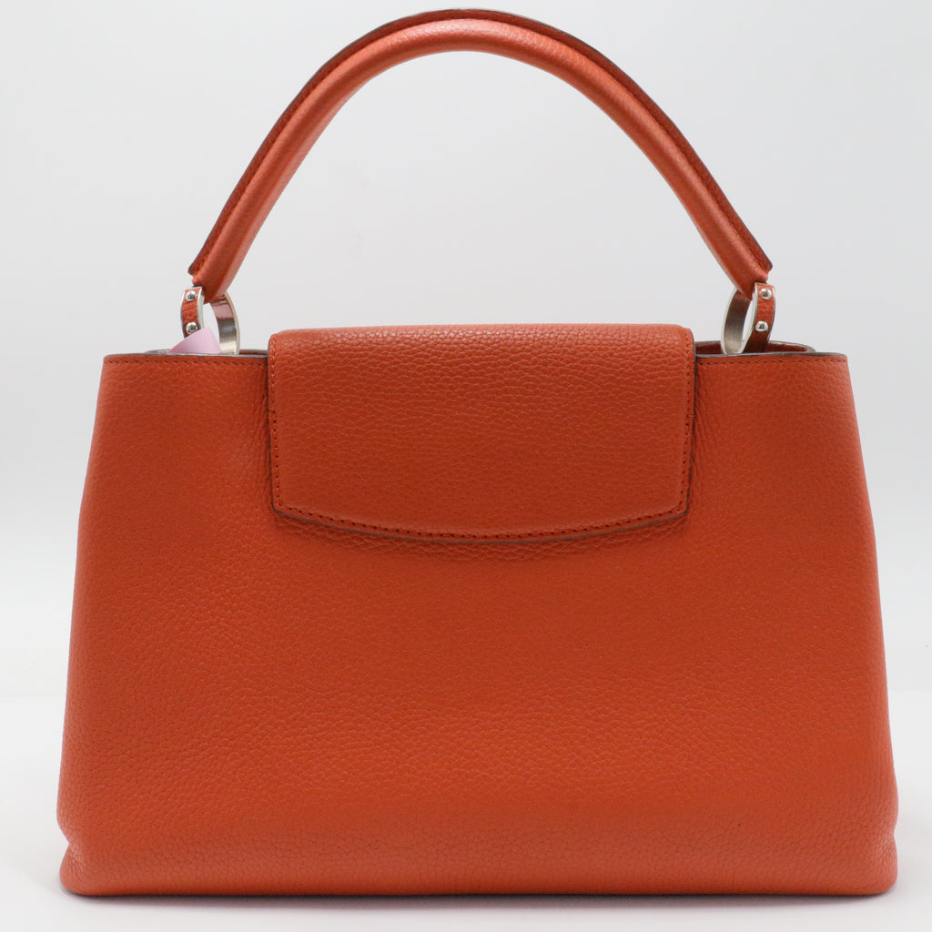 Taurillon Leather Capucines MM Twins