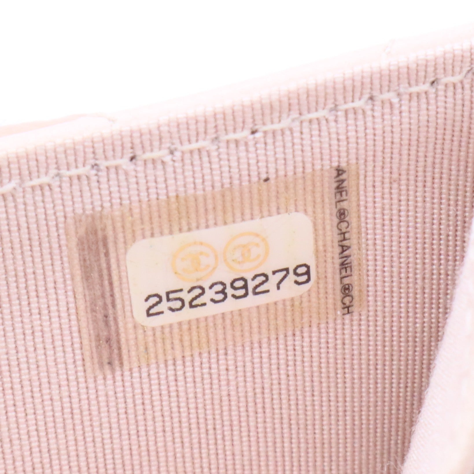 Caviar Quilted Compact Flap Wallet Light Pink