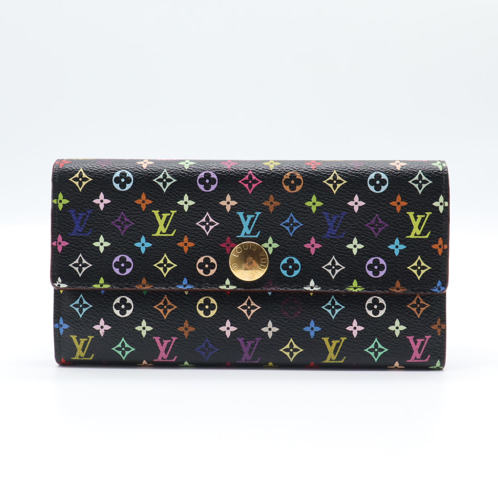 Monogram Multicolor Sarah Wallet Black Grenade W21394