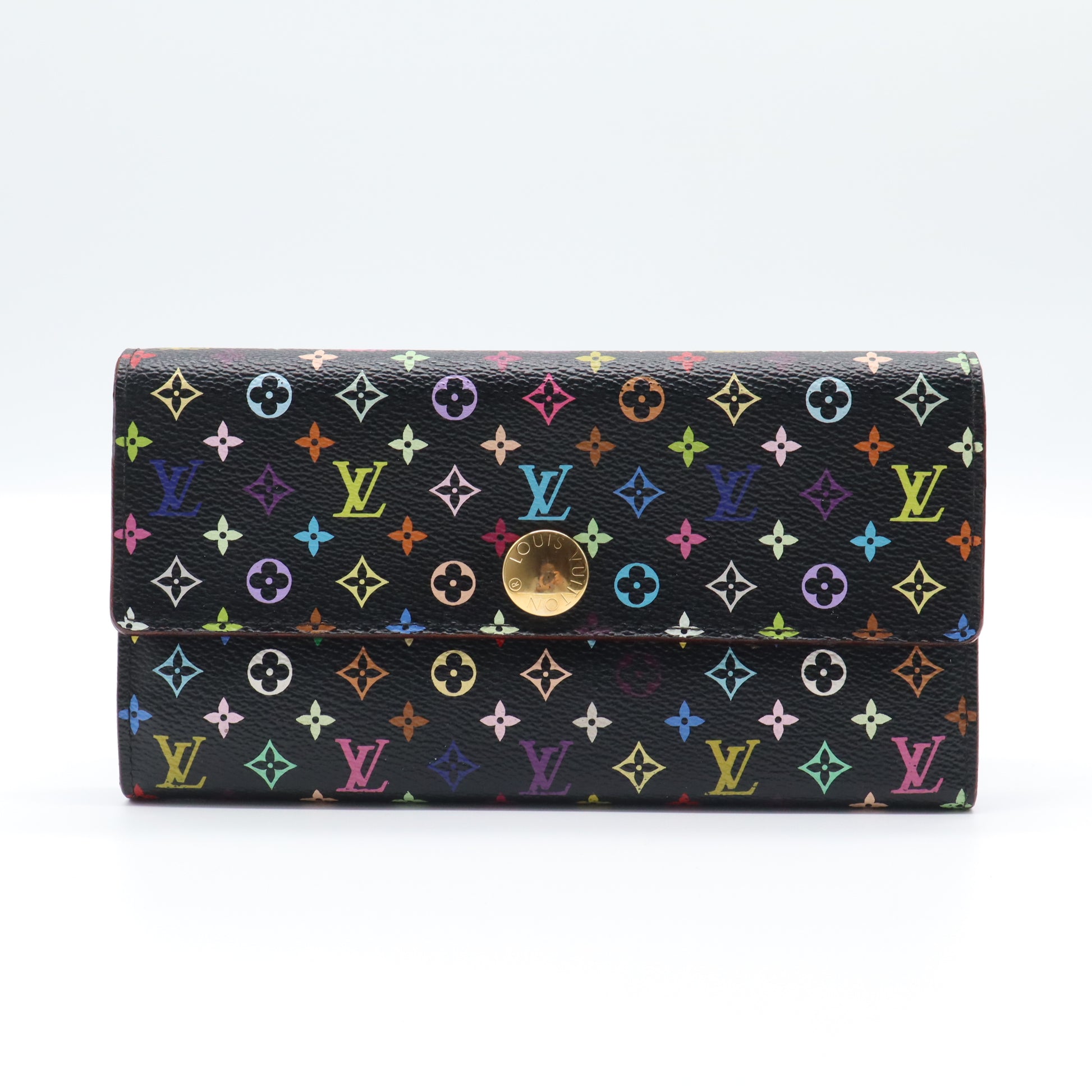 Monogram Multicolor Sarah Wallet Black Grenade W21394