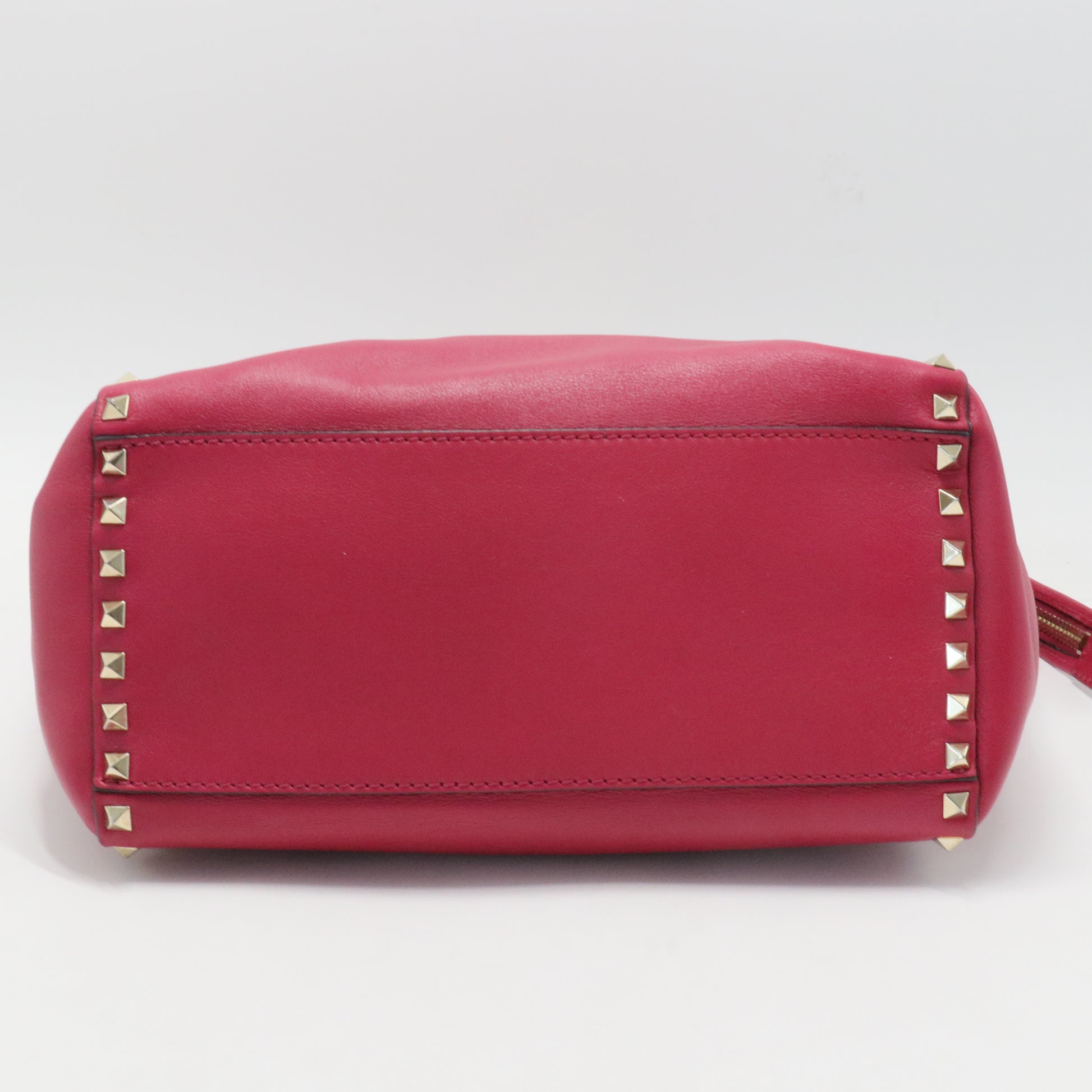 Rockstud Tote Rigid Leather Small