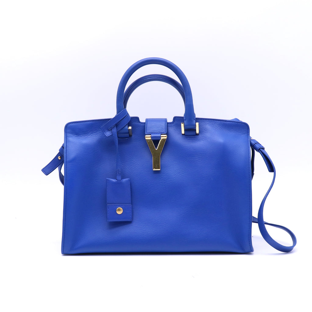 Classic Y Cabas Leather Small Twins B22201