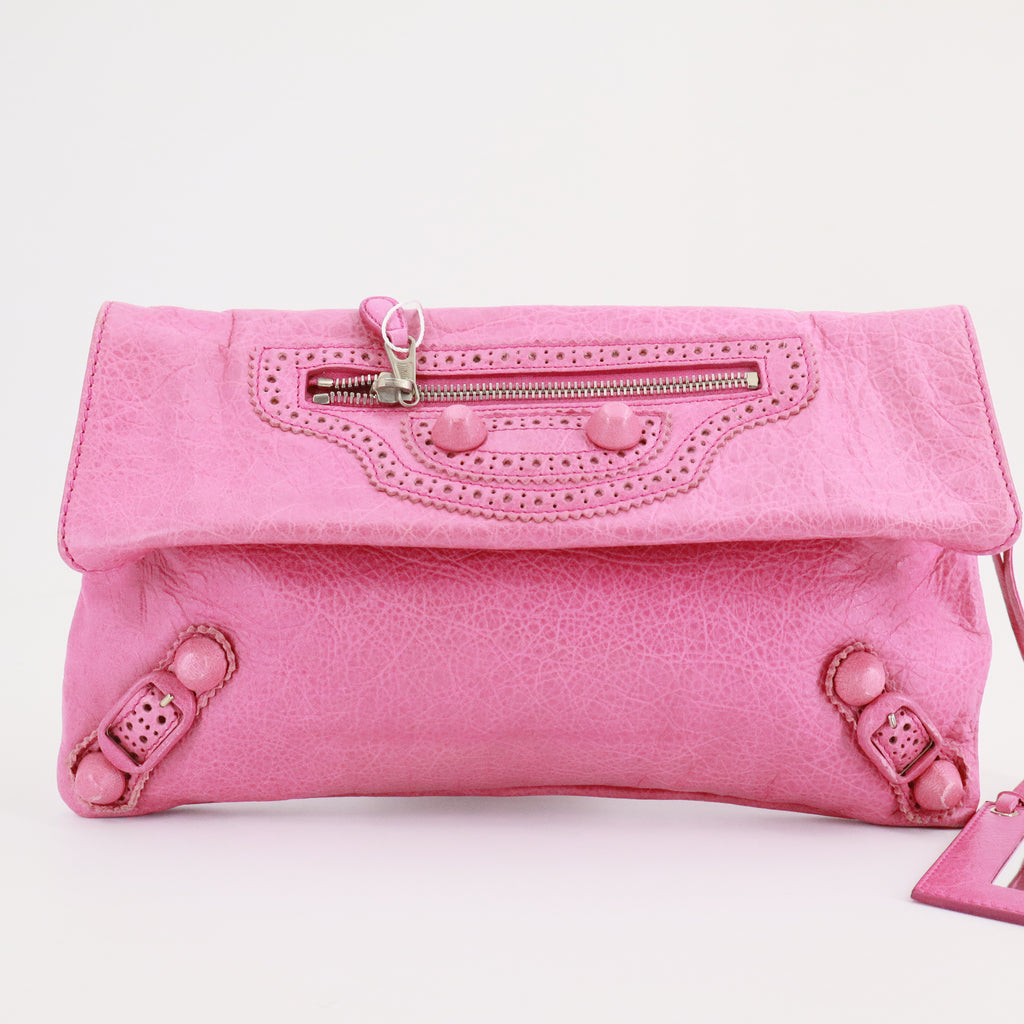 Agneau Motocross Giant Covered Brogues Envelope Clutch twins