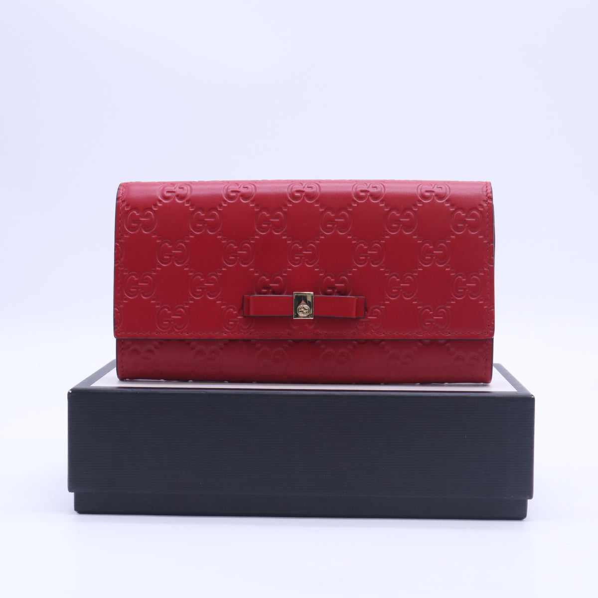 Guccissima Signature Bowy Continental Wallet W23094