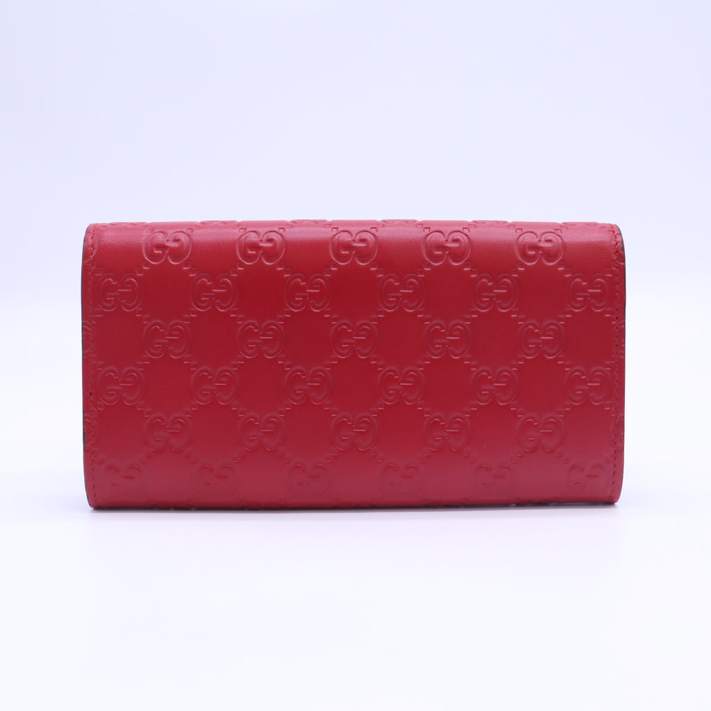 Guccissima Signature Bowy Continental Wallet W23094
