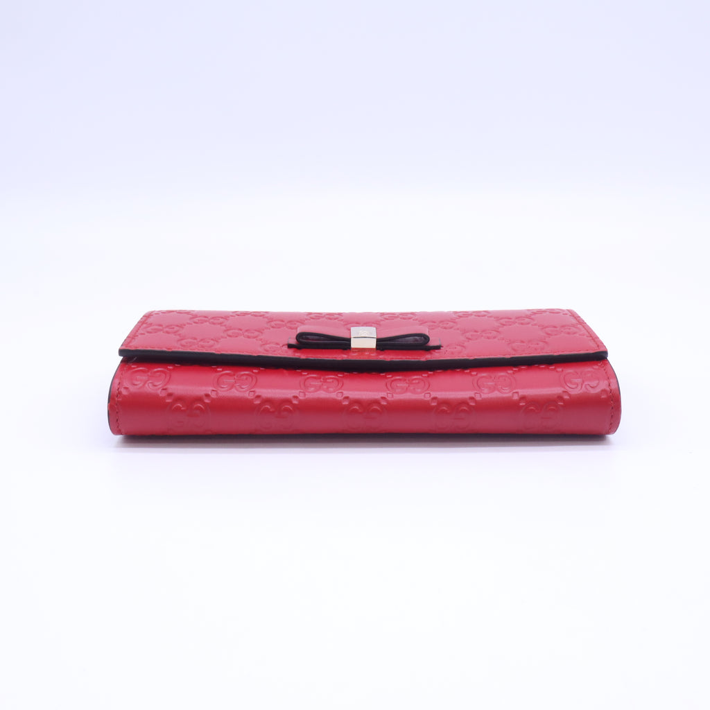 Guccissima Signature Bowy Continental Wallet W23094