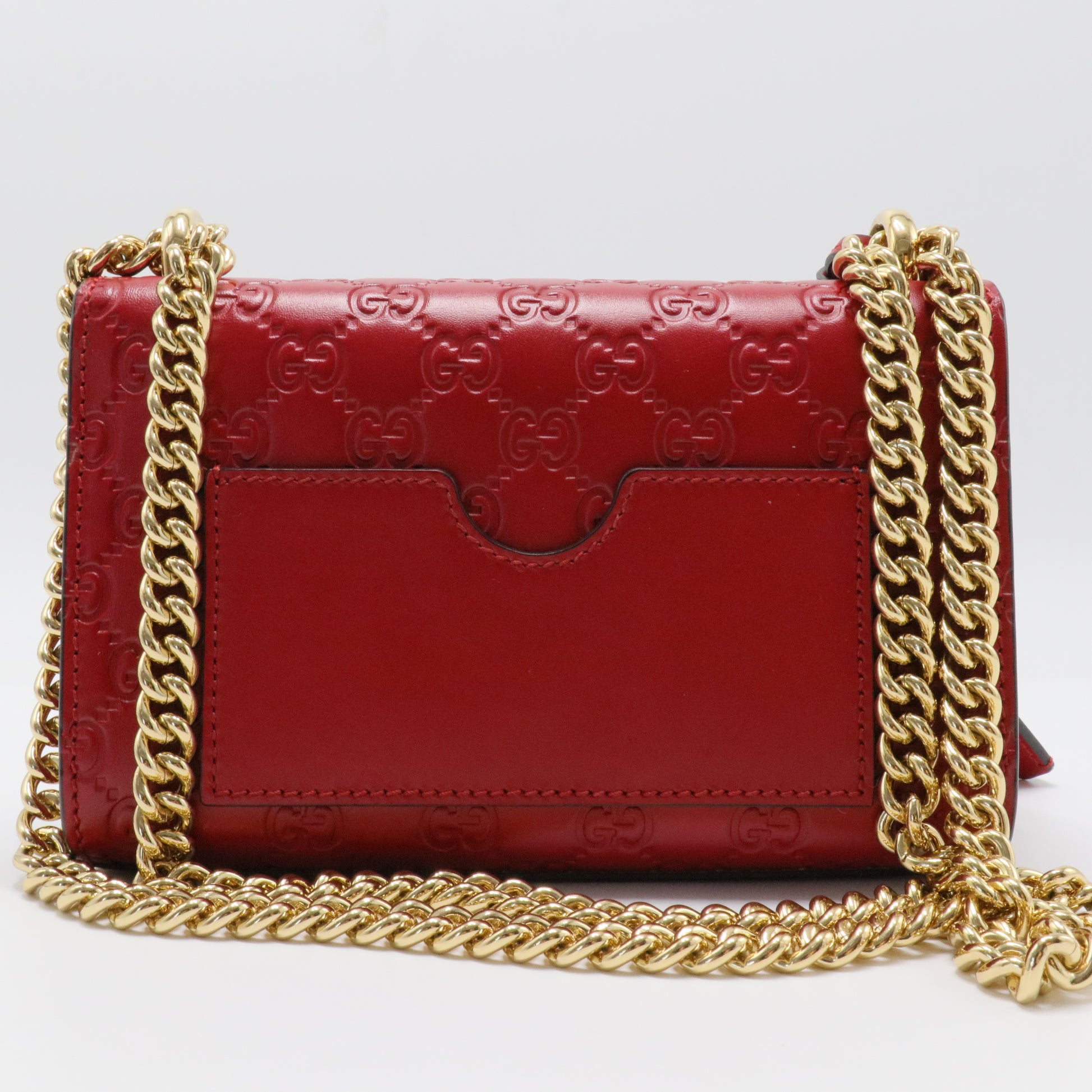 Guccissima Small Padlock Crossbody