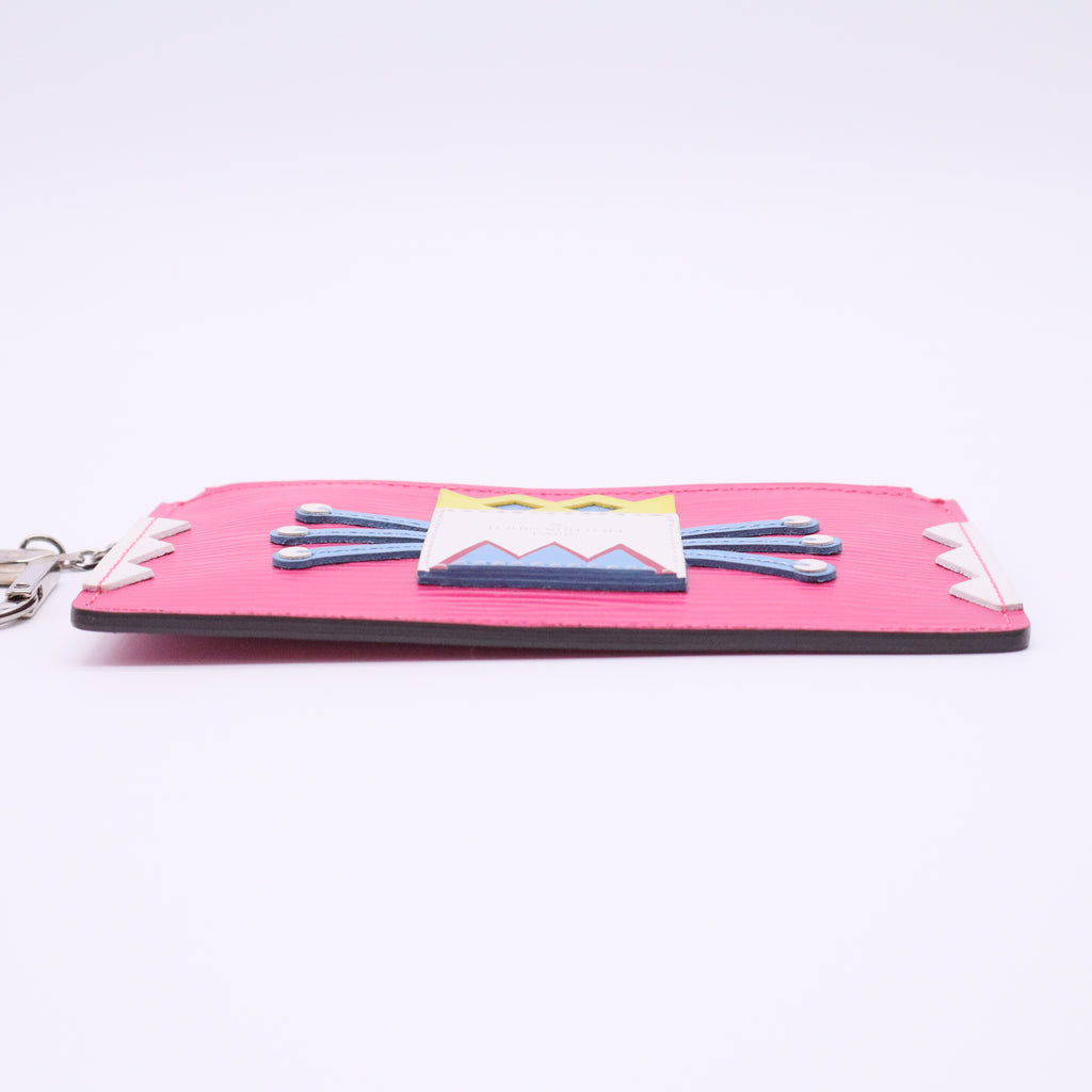 Louis Vuitton Epi Tribal Mask Key Pouch Pivoine