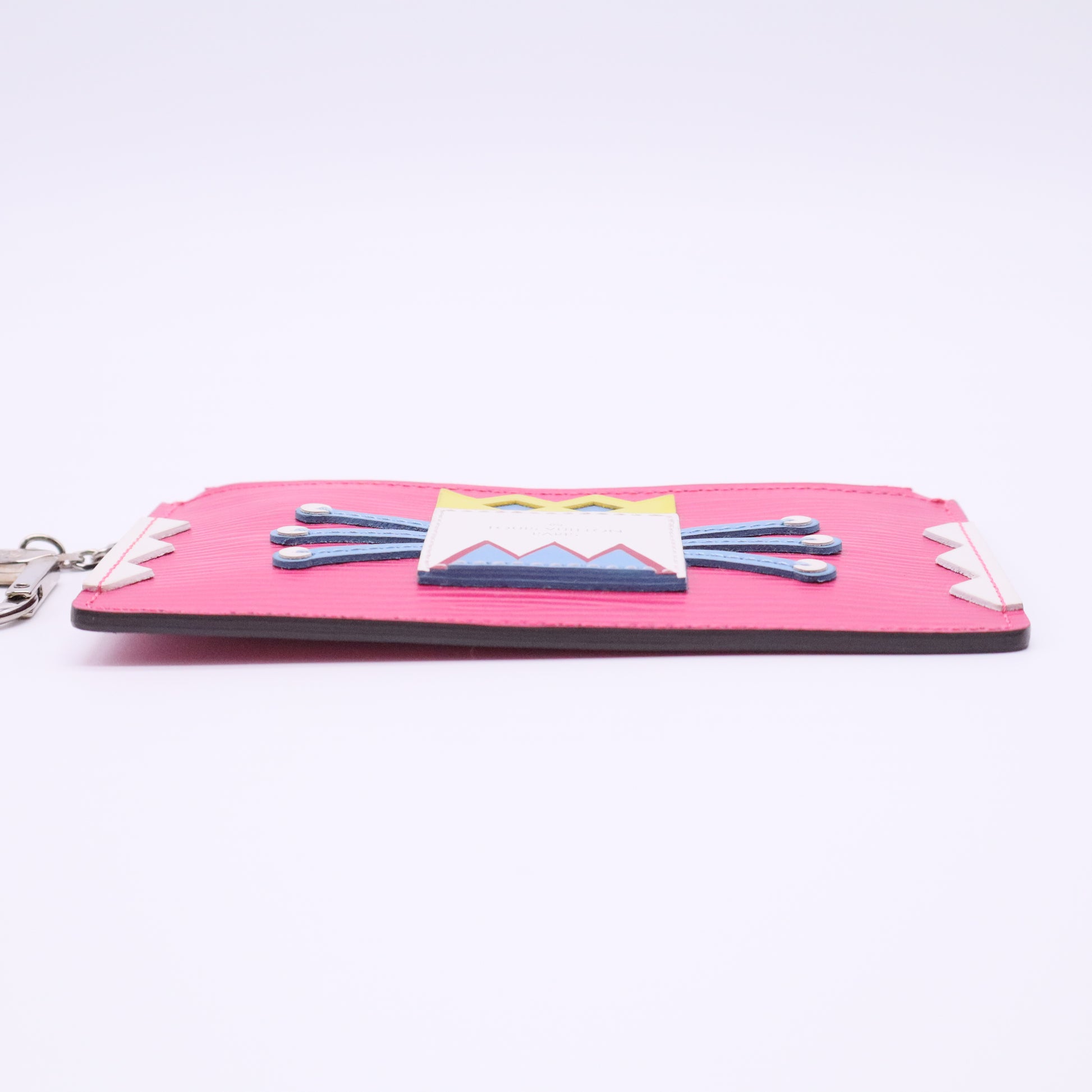Louis Vuitton Epi Tribal Mask Key Pouch Pivoine