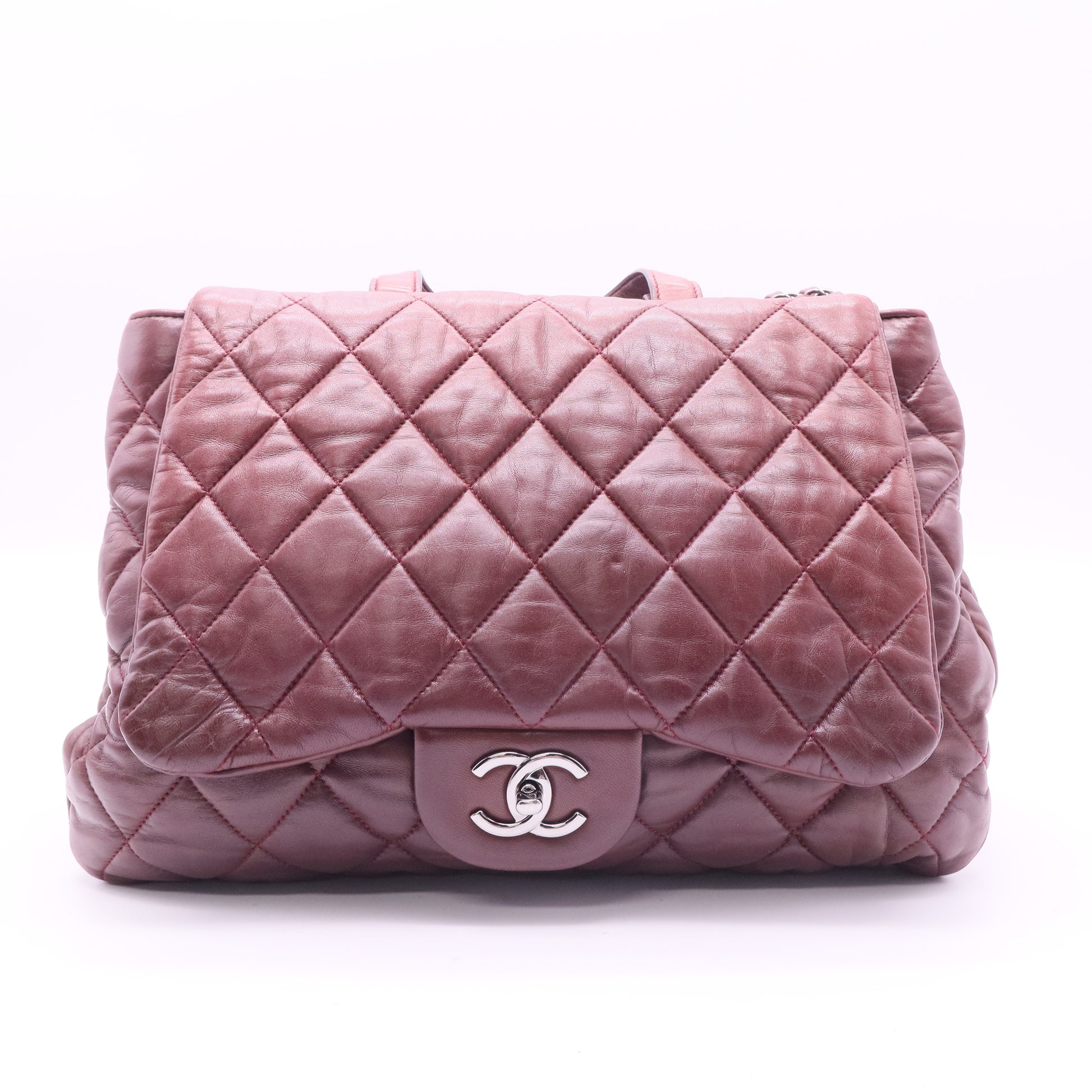 Maxi Quilted Lambskin 3 Tote satchel twins
