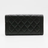 Boy Flap Wallet Quilted Caviar Long